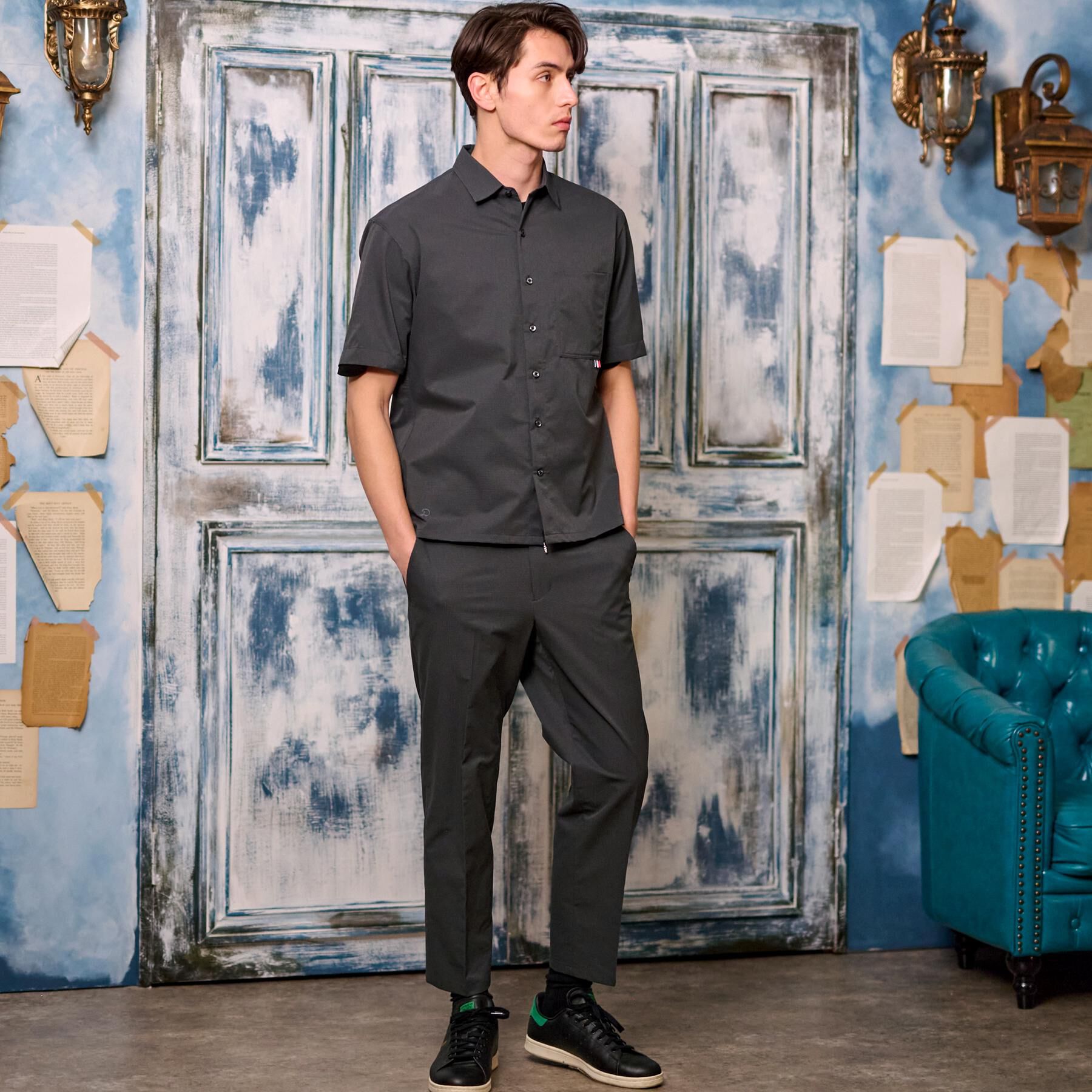 DRESSTERIOR「【セットアップ可/撥水性/UVカット/Safari5月号掲載】COOL DOTS イージーパンツ」|その他|