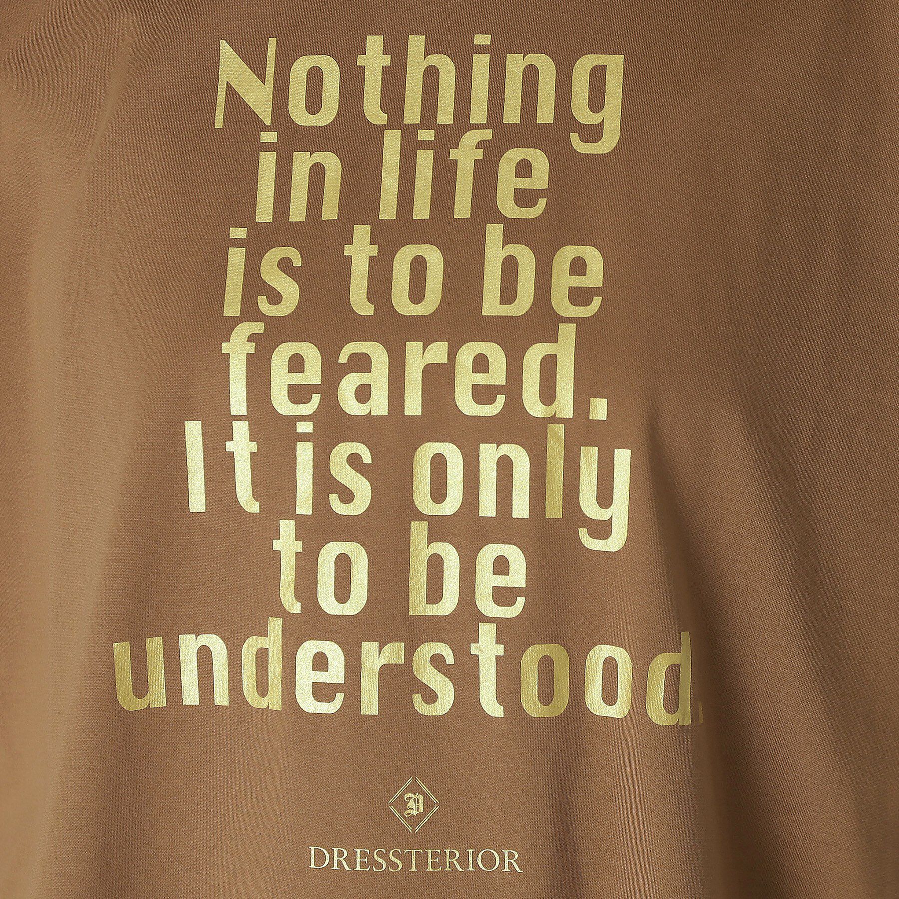 DRESSTERIOR「箔PTドルマンスリーブロゴTシャツ」|Tシャツ・カットソー|