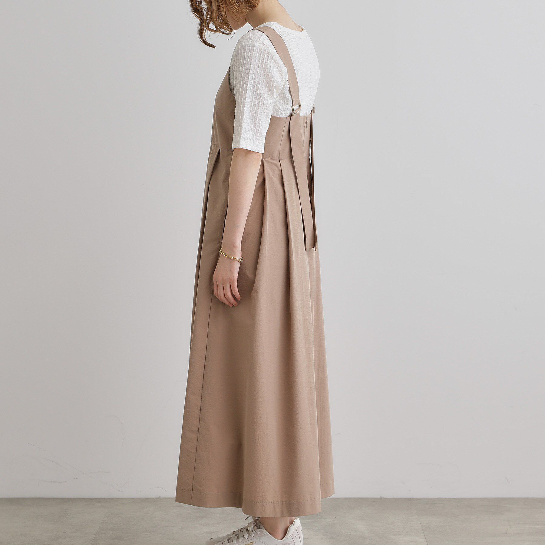 grove「【雑誌掲載】シルエットが映える洗練ジャンパードレス」|ワンピース|