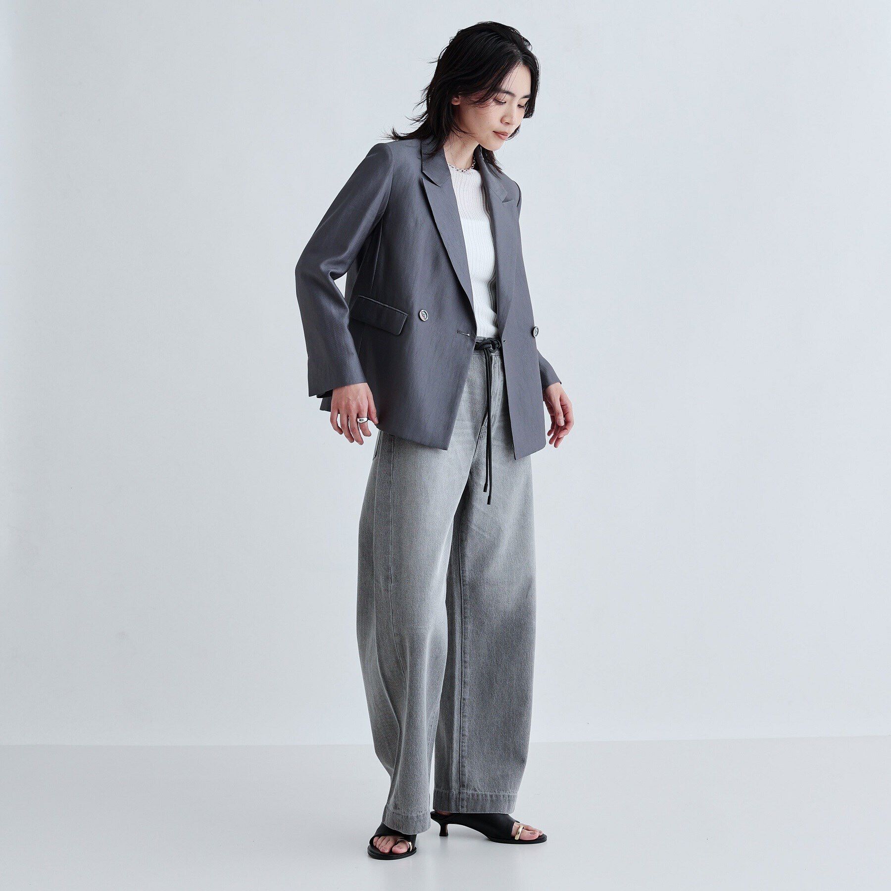 GALLEST「ワイドシームデニム」|デニム|