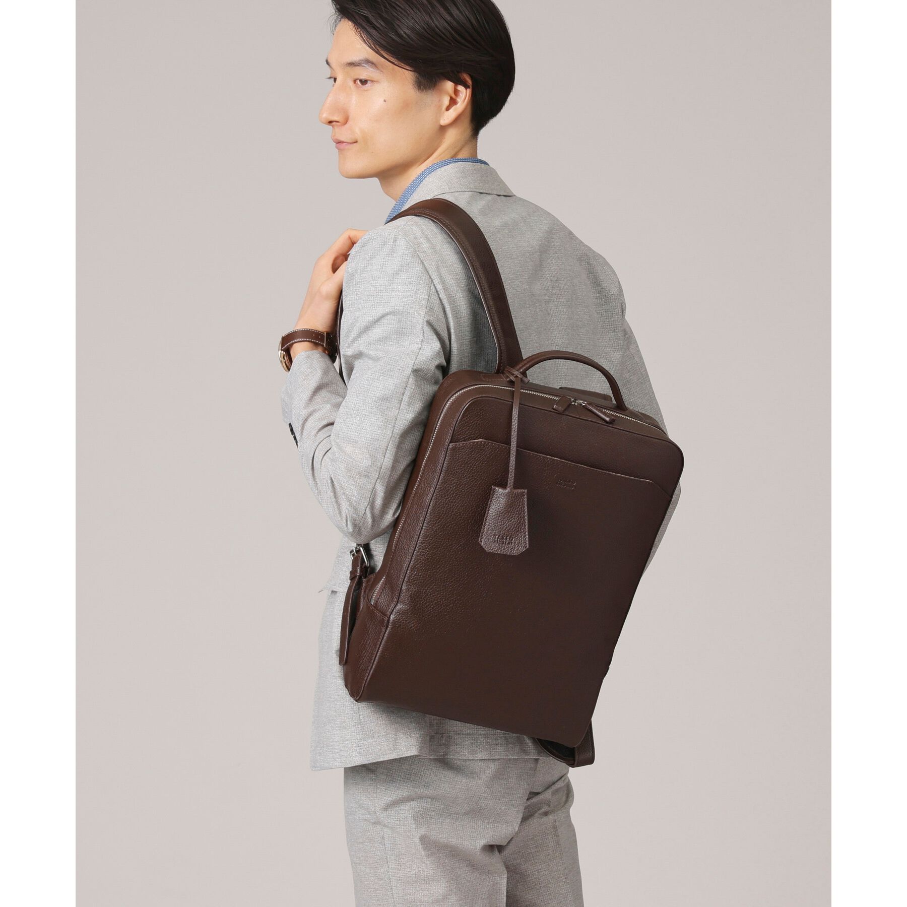 TAKEO KIKUCHI「フルベジタブルレザー バックパック」|リュック|