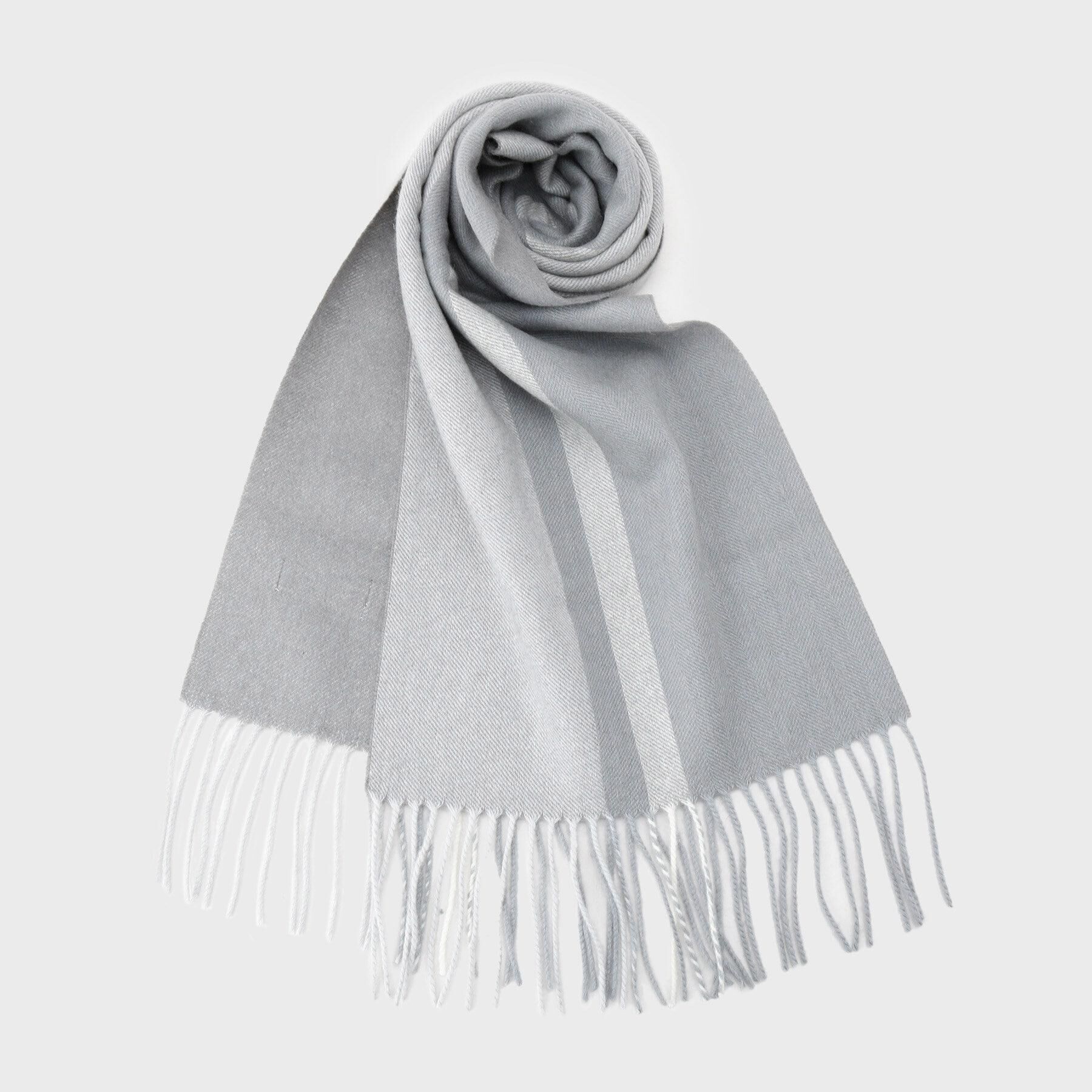 TAKEO KIKUCHI「【ラッピング巾着セット】カシミヤブレンドパネルマフラー」|ストール|