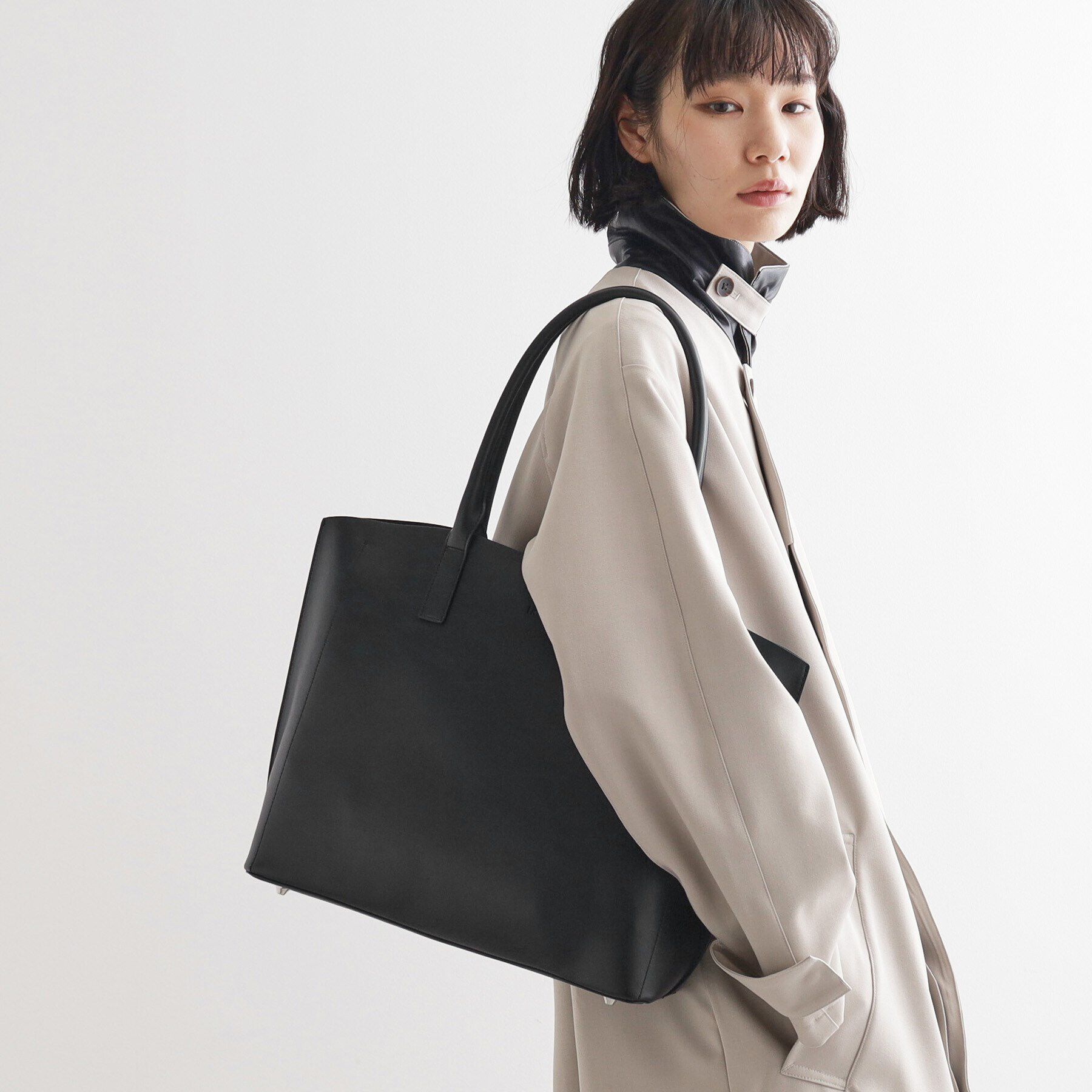 tk.TAKEO KIKUCHI「シングルトートバッグ」|トートバッグ|ブラック(119)