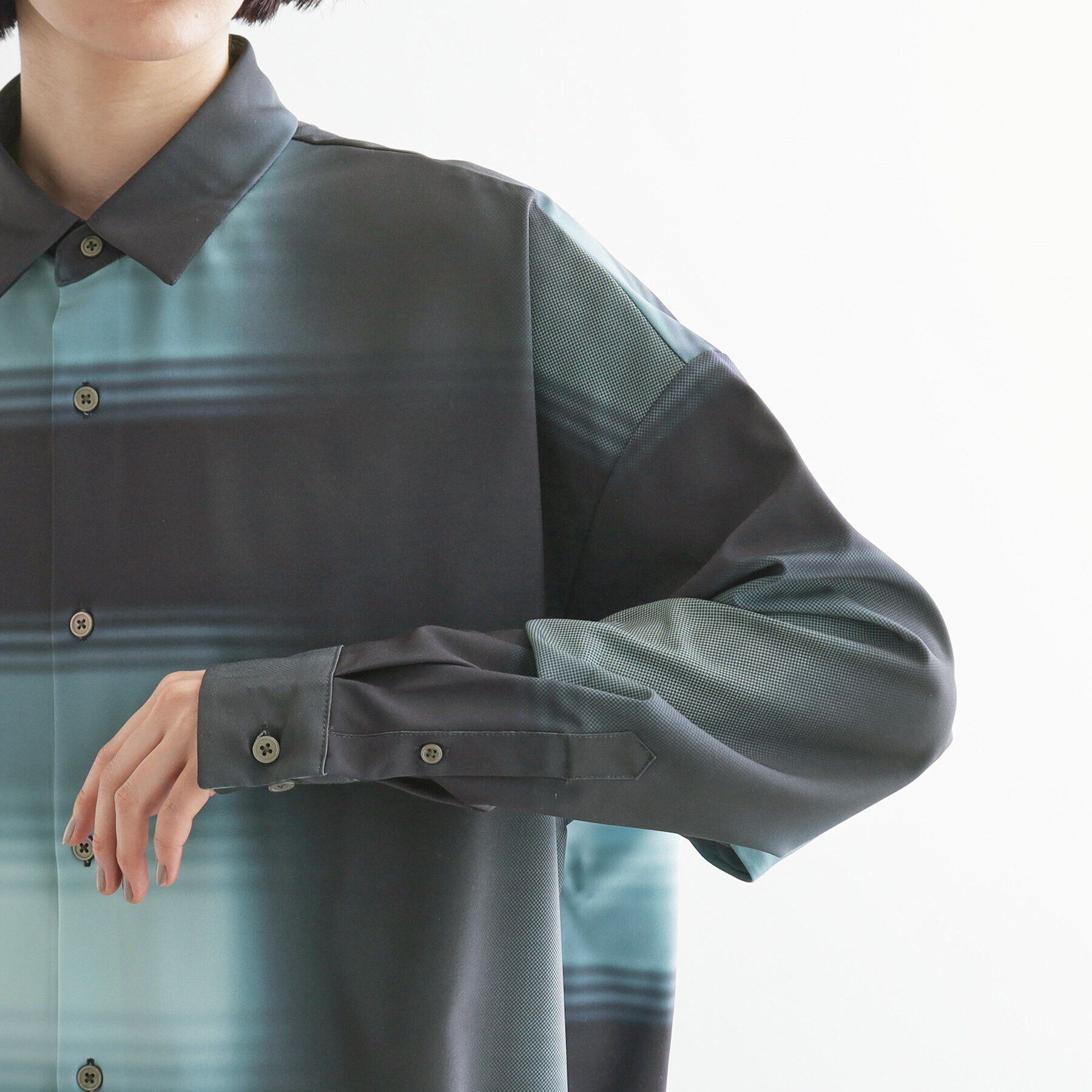 tk.TAKEO KIKUCHI「グラデオンブレーチェックシャツ」|シャツ・ブラウス|