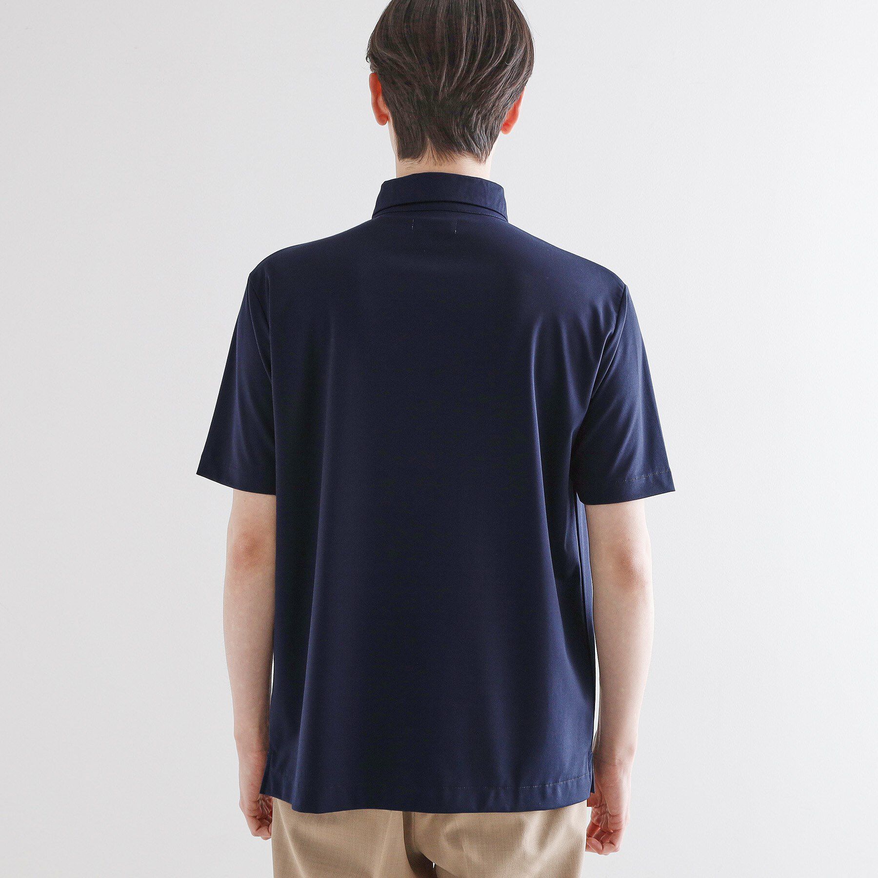 tk.TAKEO KIKUCHI「【マシンウォッシャブル】ハイゲージジャージストレッチポロシャツ」|ポロシャツ|