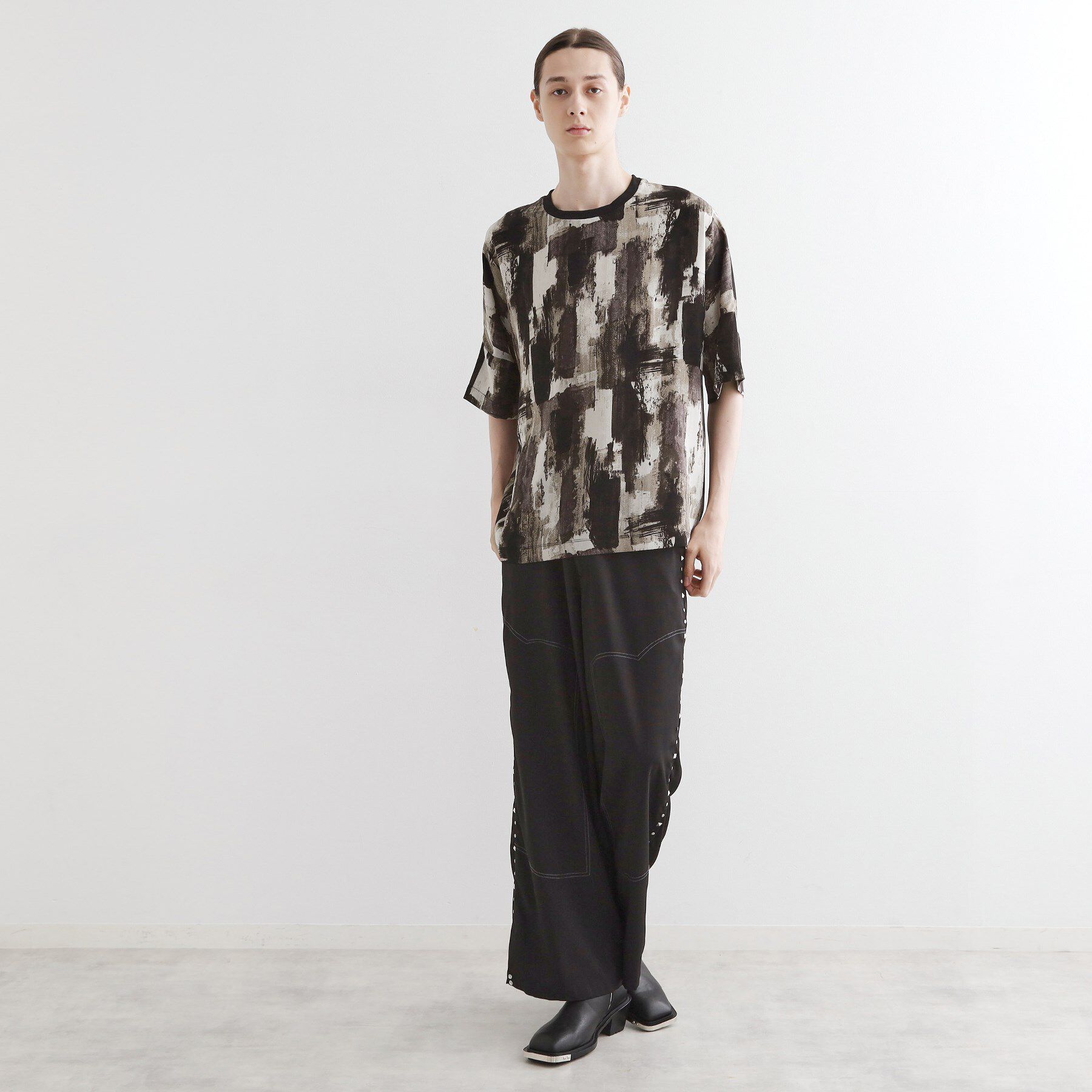 tk.TAKEO KIKUCHI「アブストラクトドルマンカットソー」|Tシャツ・カットソー|