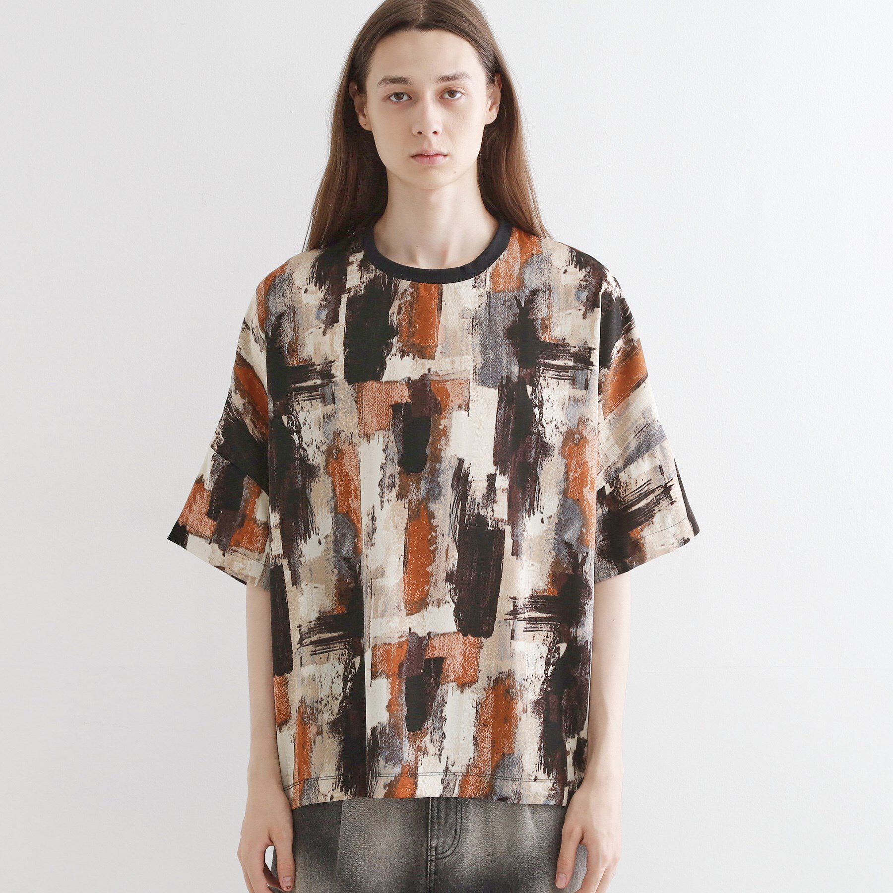 tk.TAKEO KIKUCHI「アブストラクトドルマンカットソー」|Tシャツ・カットソー|