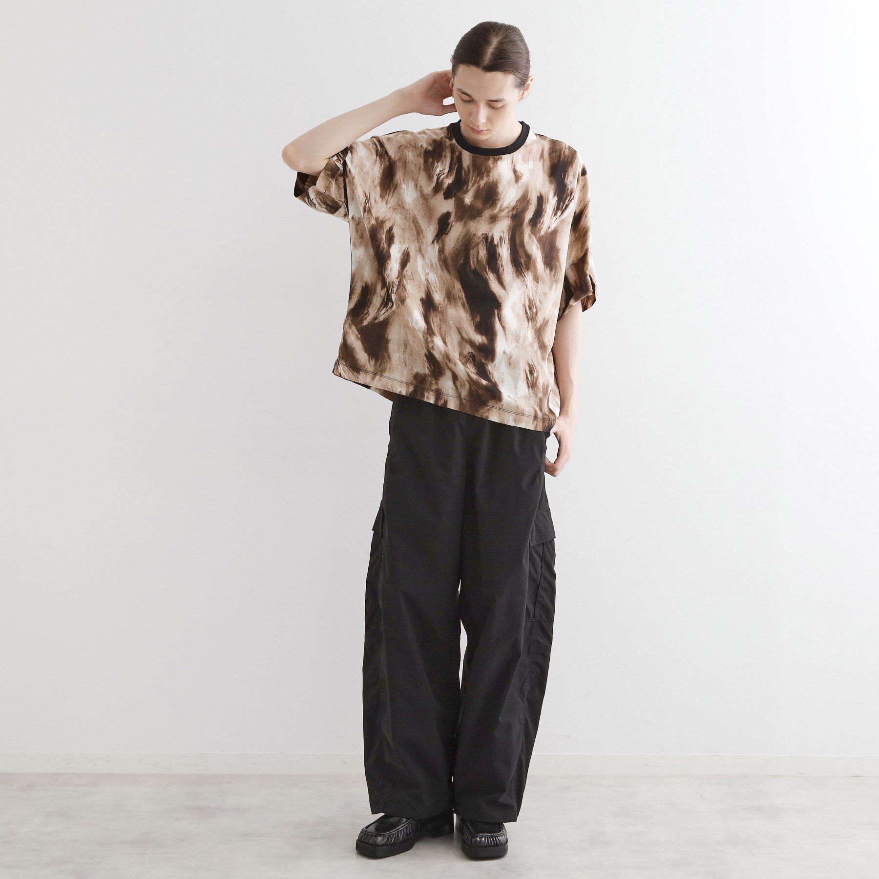 tk.TAKEO KIKUCHI「アブストラクトドルマンカットソー」|Tシャツ・カットソー|