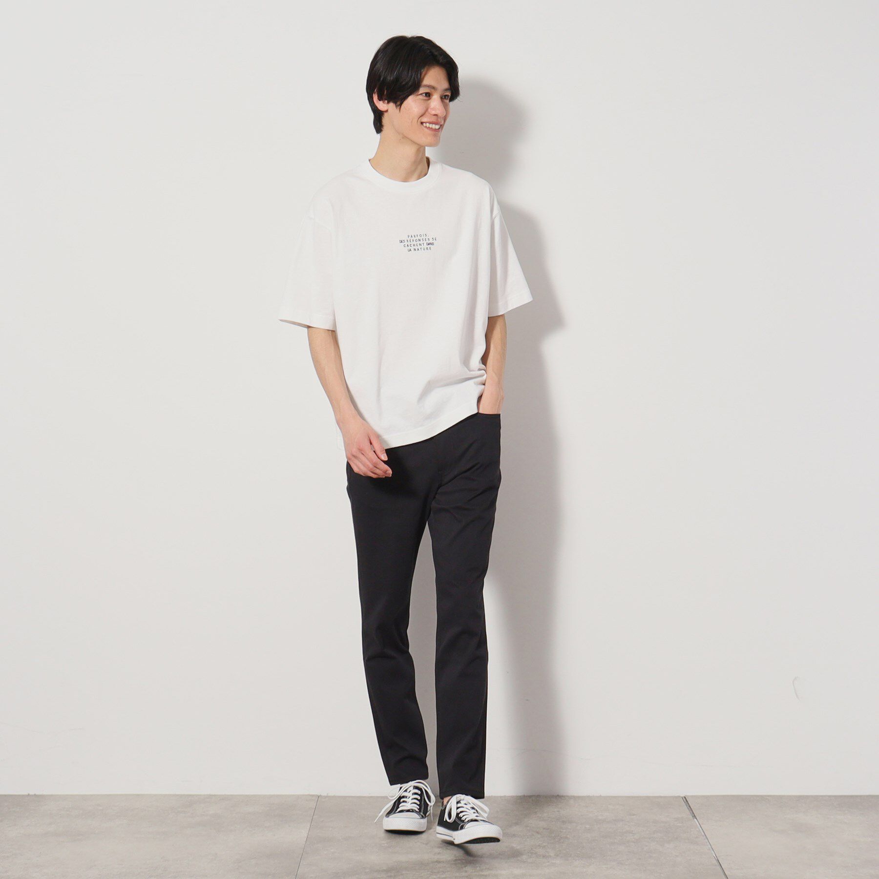 THE SHOP TK「【Begin6月号掲載】オーガニックコットンプリント半袖Tシャツ」|Tシャツ・カットソー|