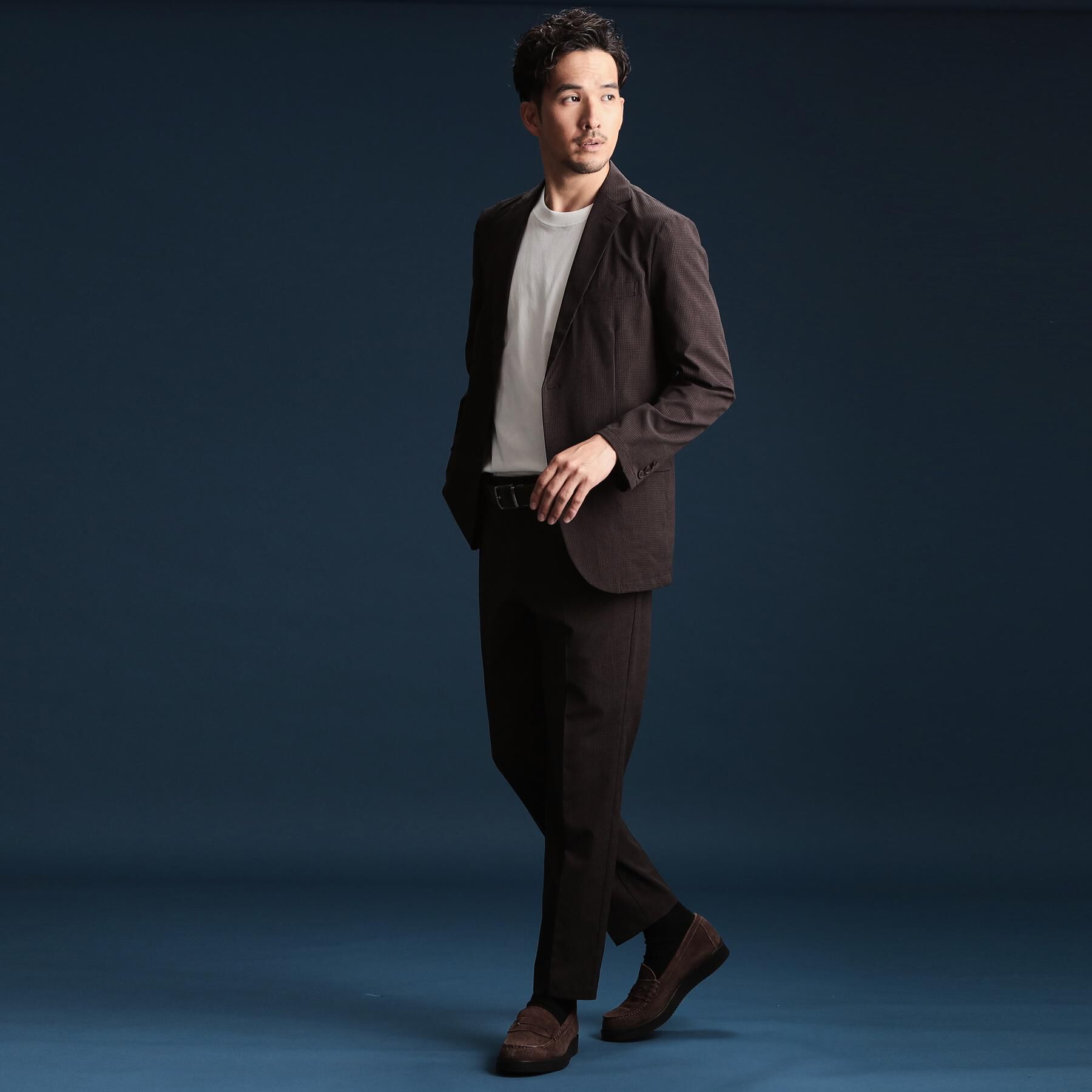 THE SHOP TK「ライトドッツジャケット【セットアップ可/洗濯機OK】」|テーラードジャケット|