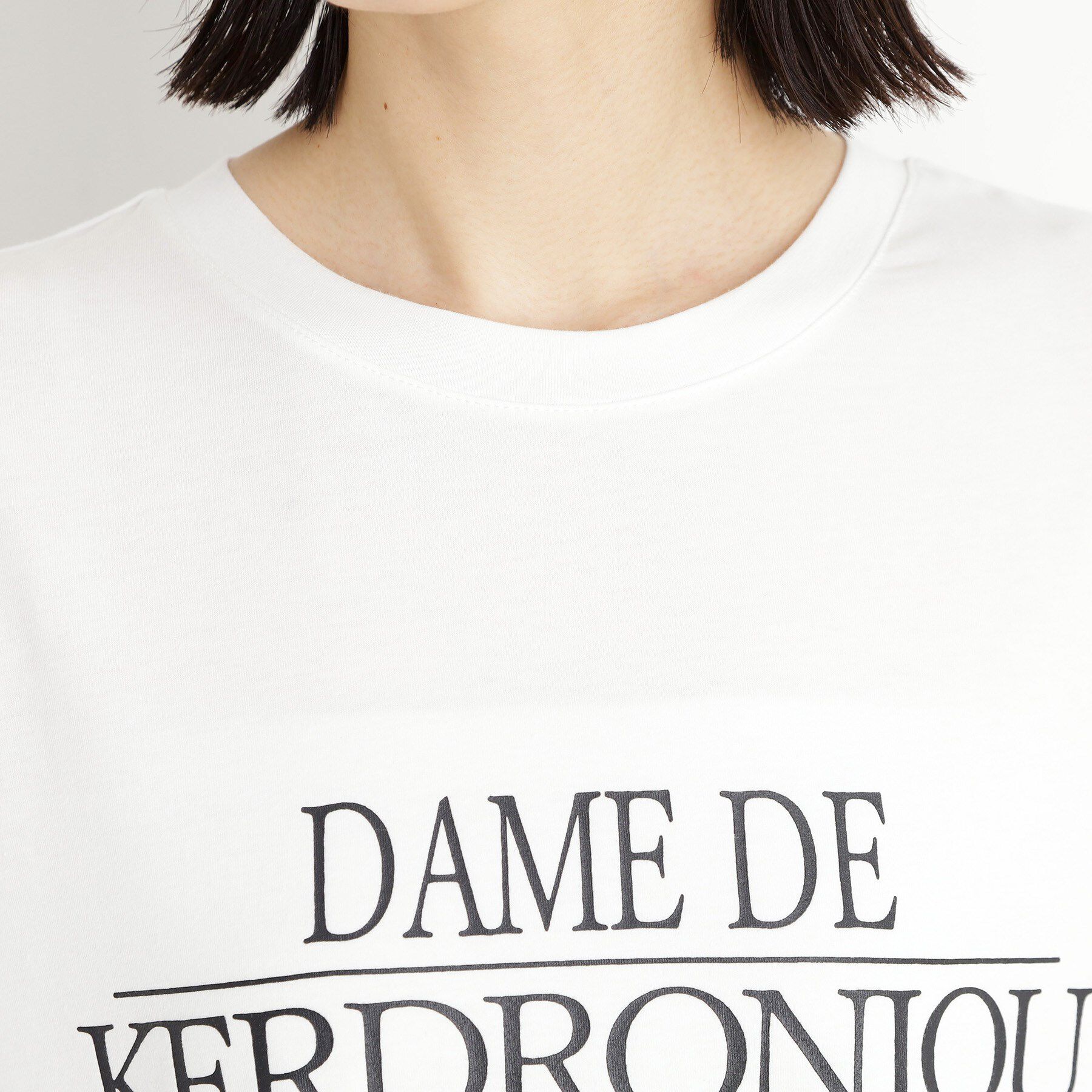 THE SHOP TK「【セットアイテム】チュール&times;ロゴTシャツ/洗える」|Tシャツ・カットソー|