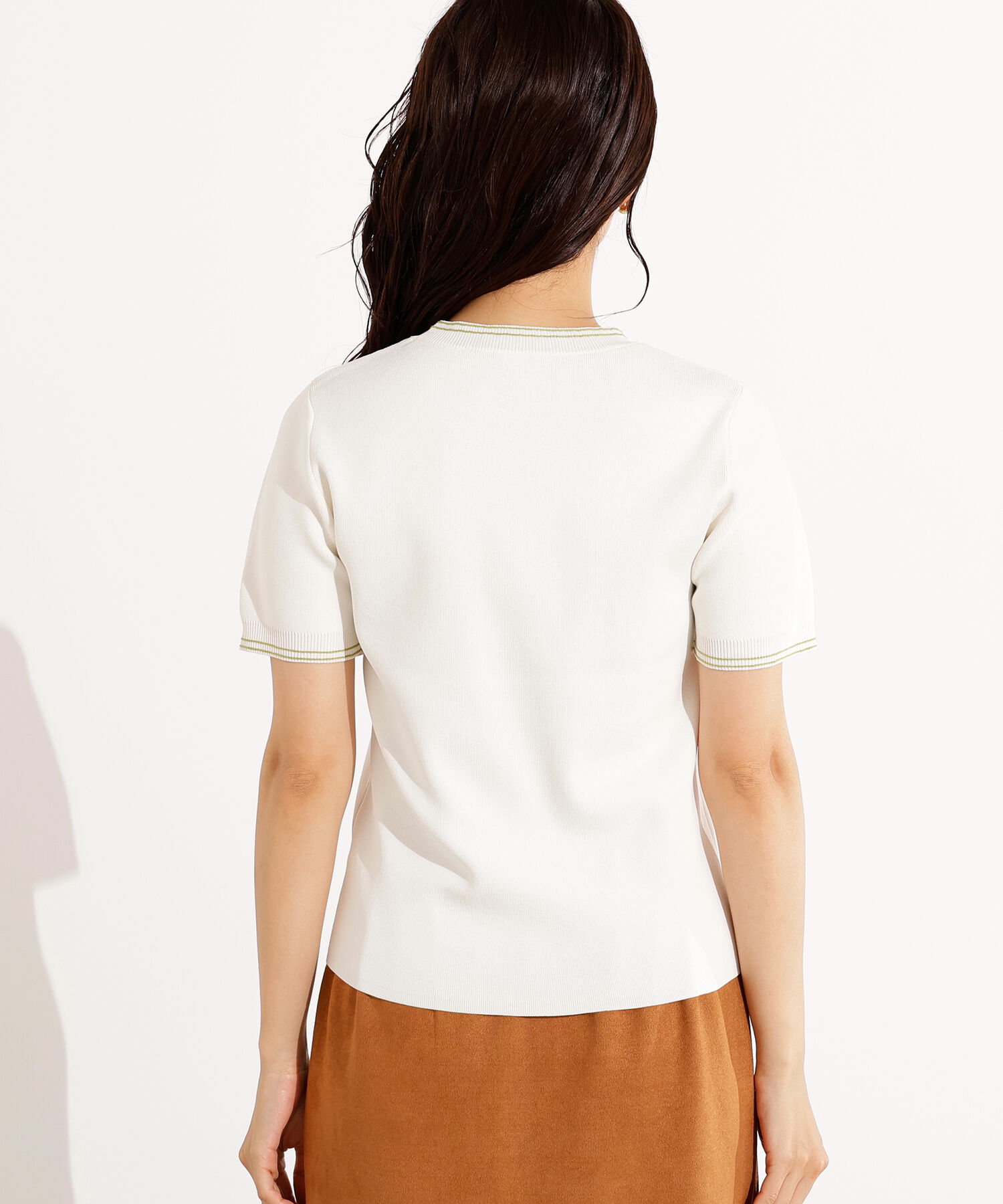  「ラインコンパクトニット」|ニット・セーター|