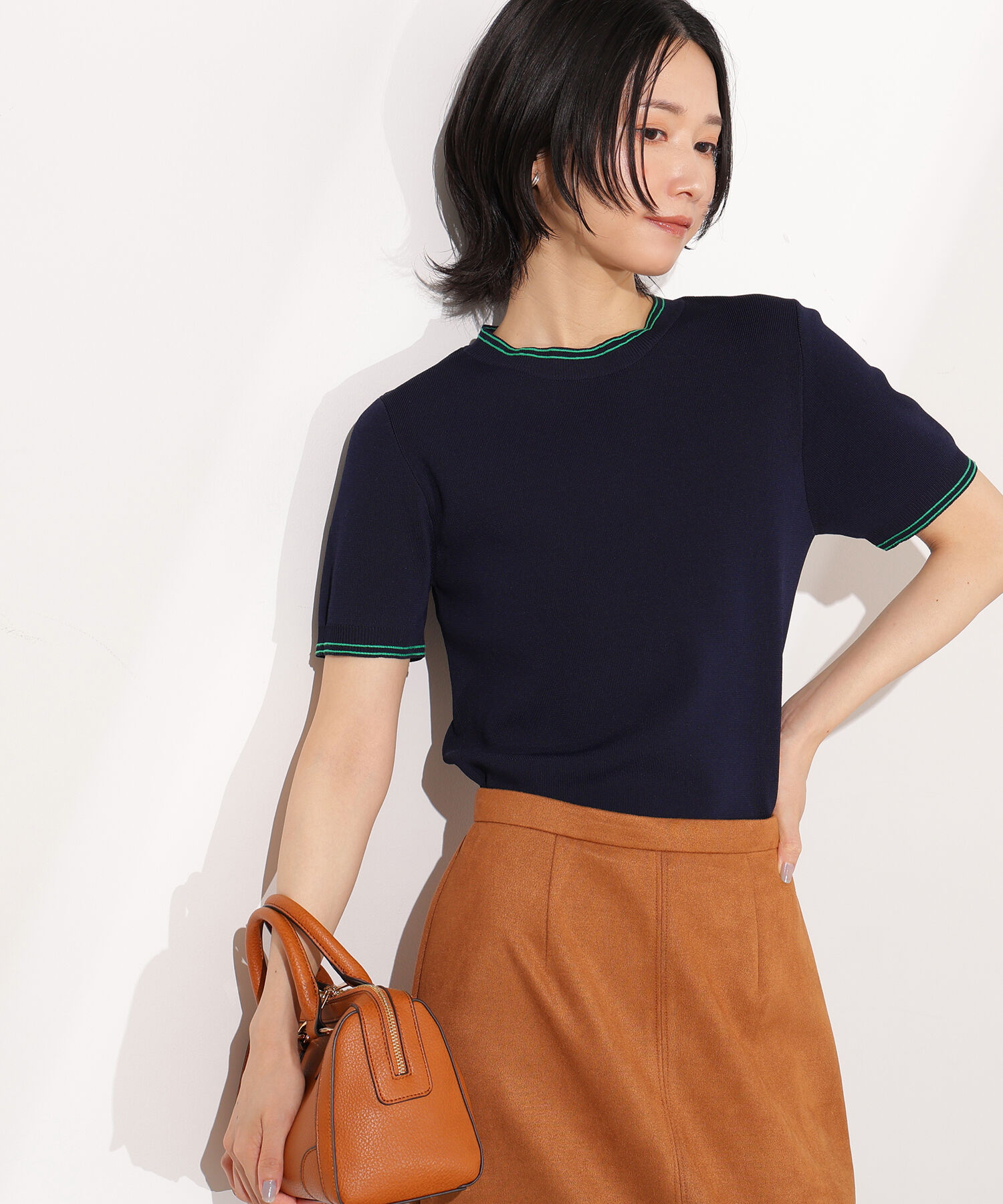  「ラインコンパクトニット」|ニット・セーター|