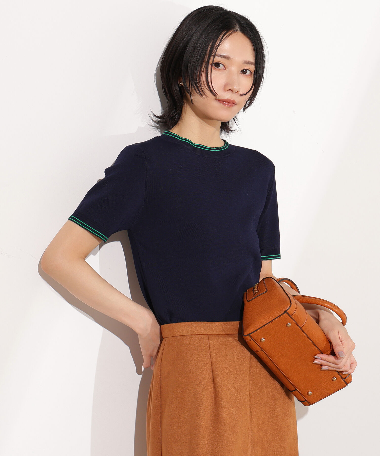  「ラインコンパクトニット」|ニット・セーター|