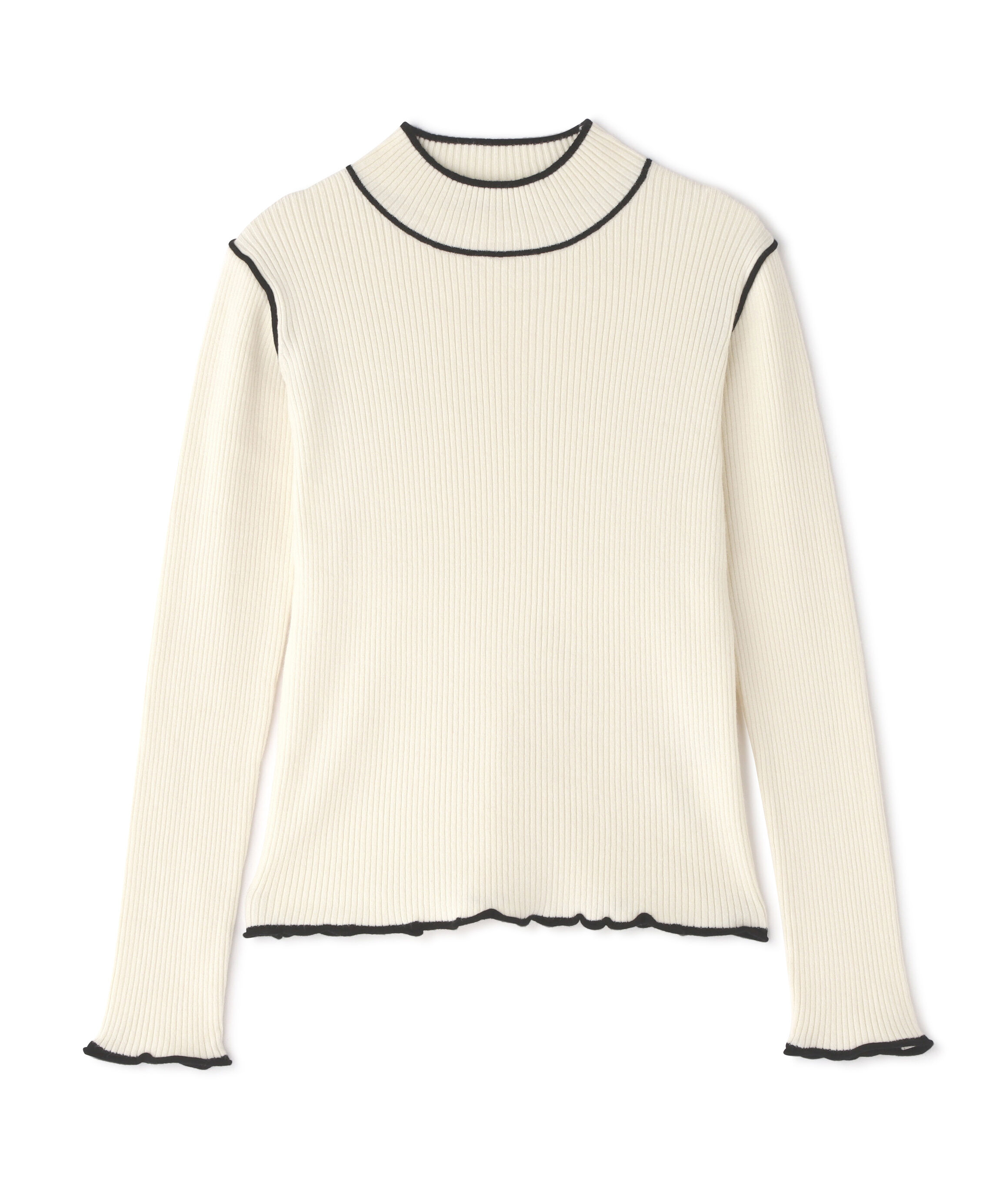  「ラインモックネックニット」|ニット・セーター|