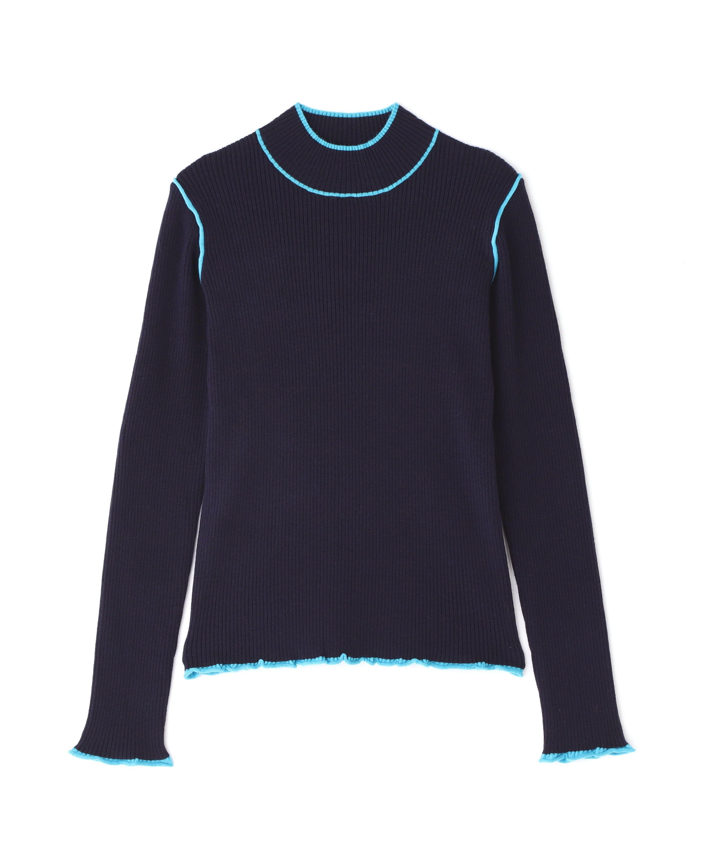  「ラインモックネックニット」|ニット・セーター|