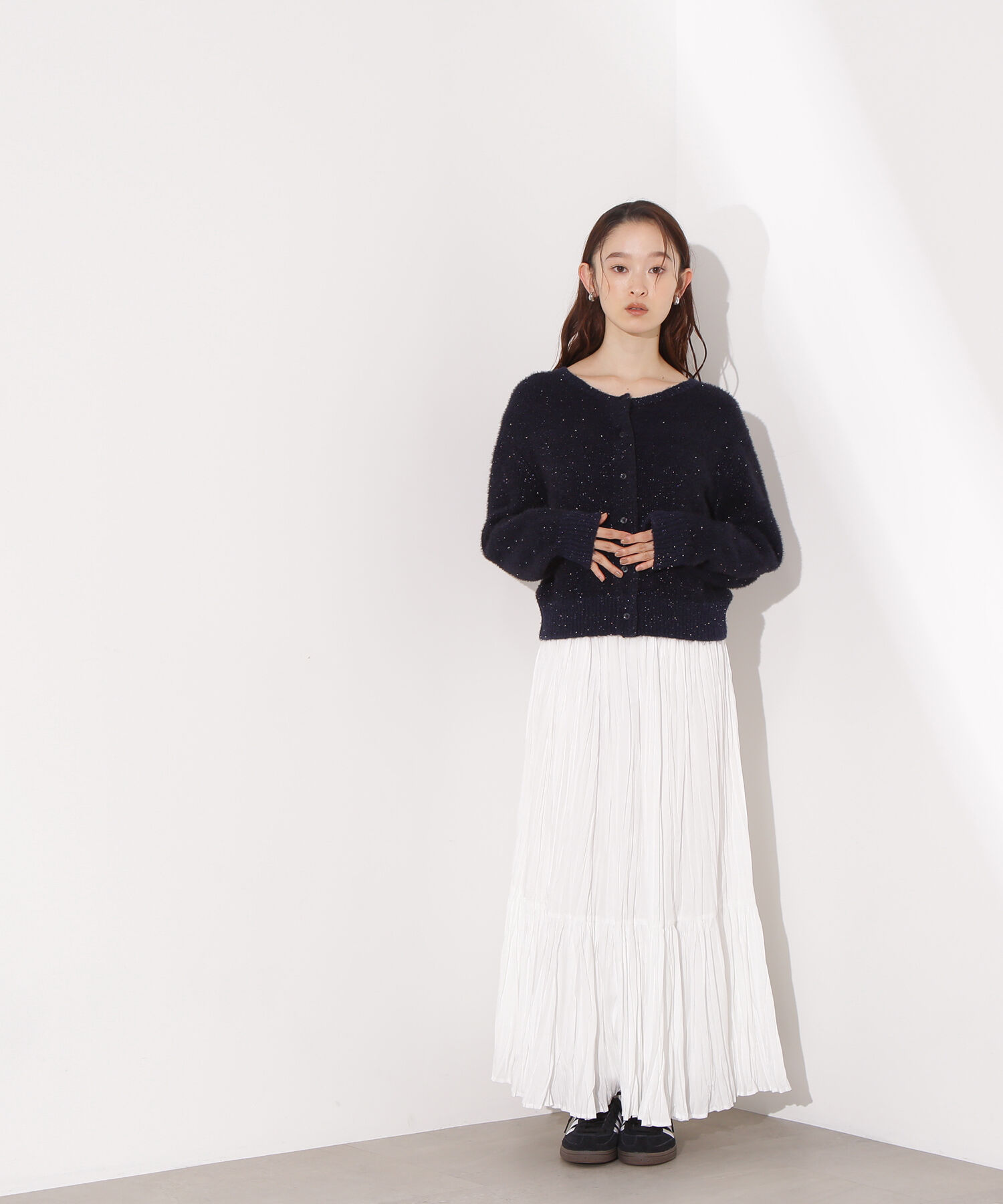  「ティアードプリーツスカート」|スカート|