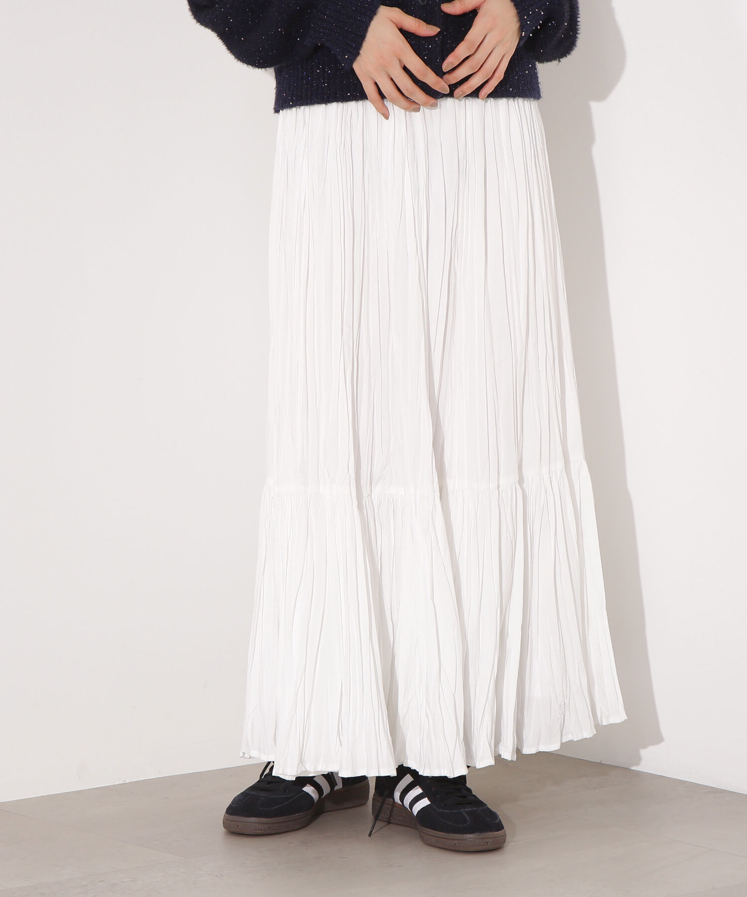  「ティアードプリーツスカート」|スカート|
