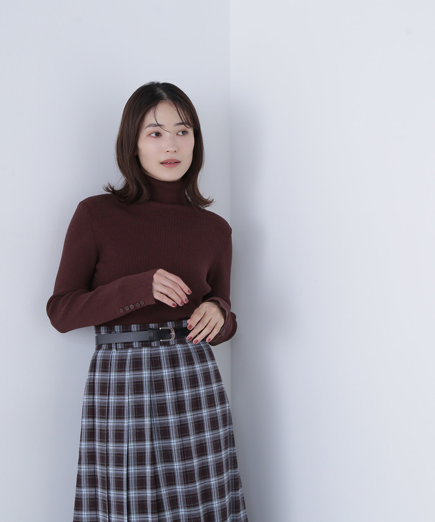  「ベーシックタートルネックニット」|ニット・セーター|