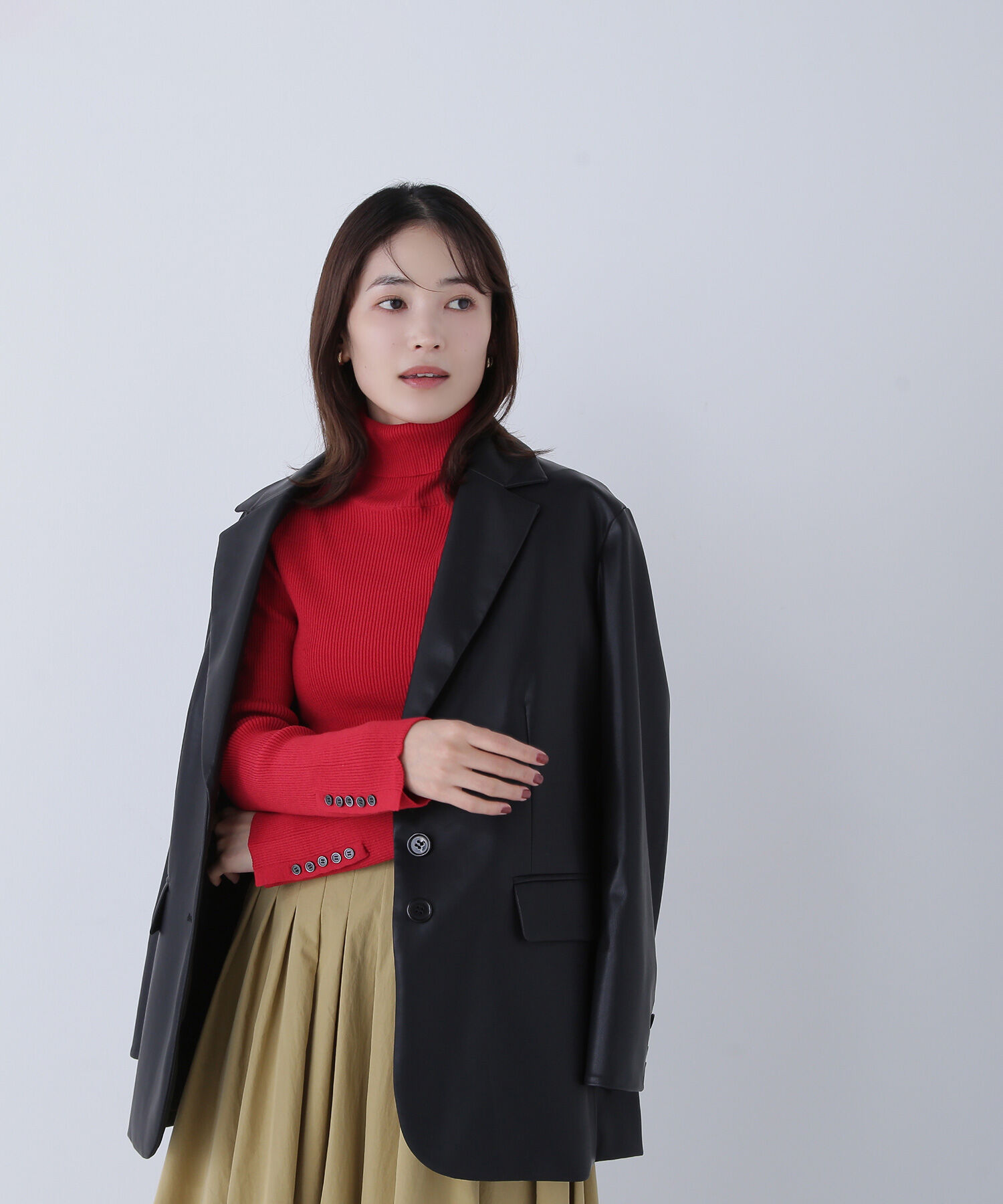  「ベーシックタートルネックニット」|ニット・セーター|