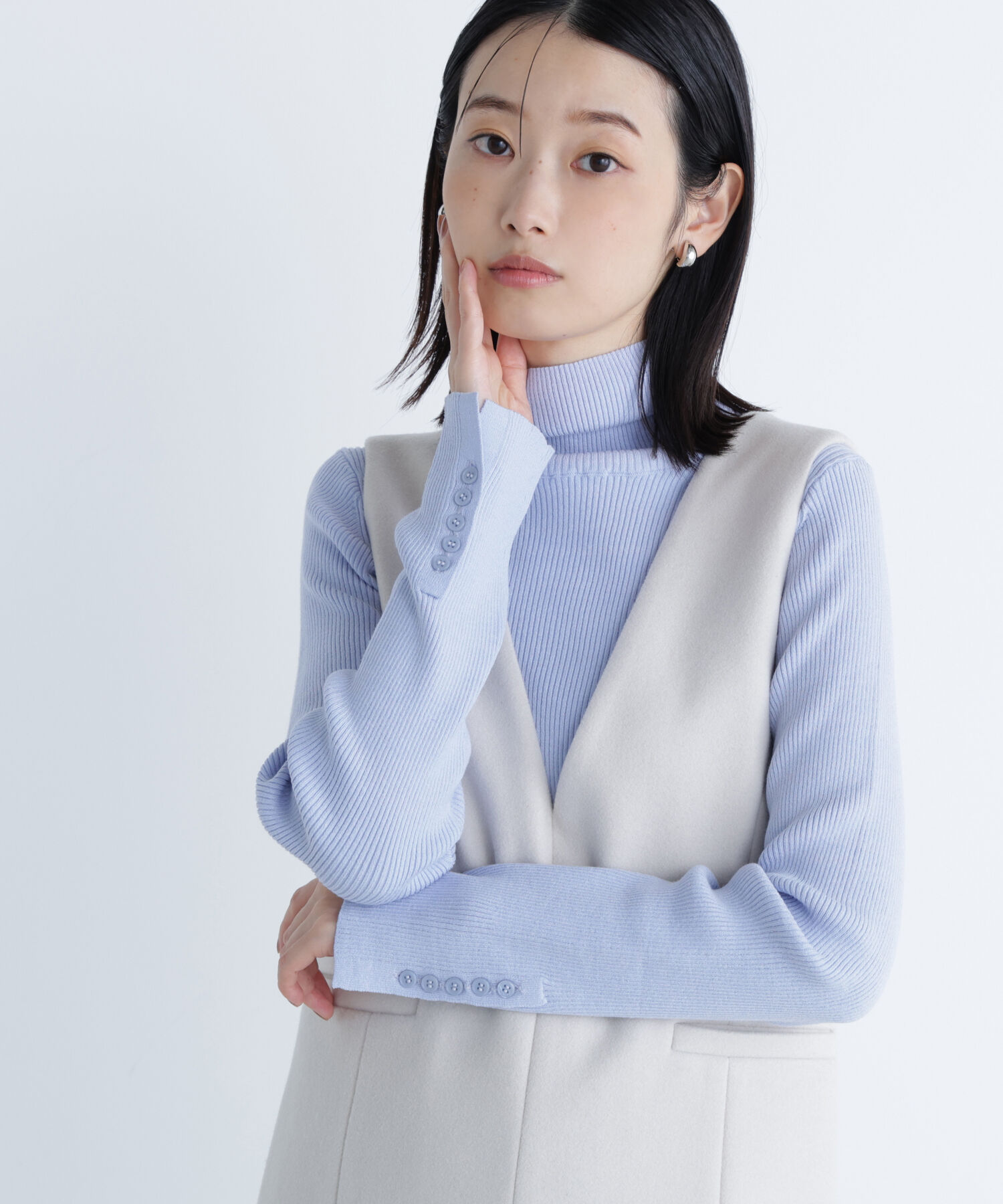  「ベーシックタートルネックニット」|ニット・セーター|