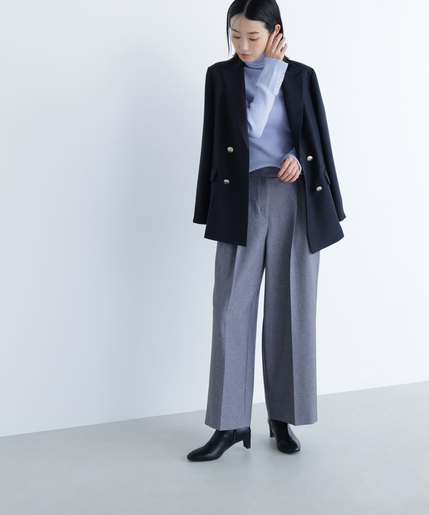  「ベーシックタートルネックニット」|ニット・セーター|