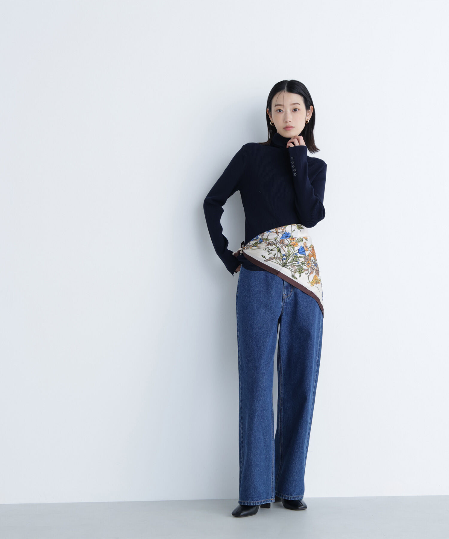  「ベーシックタートルネックニット」|ニット・セーター|