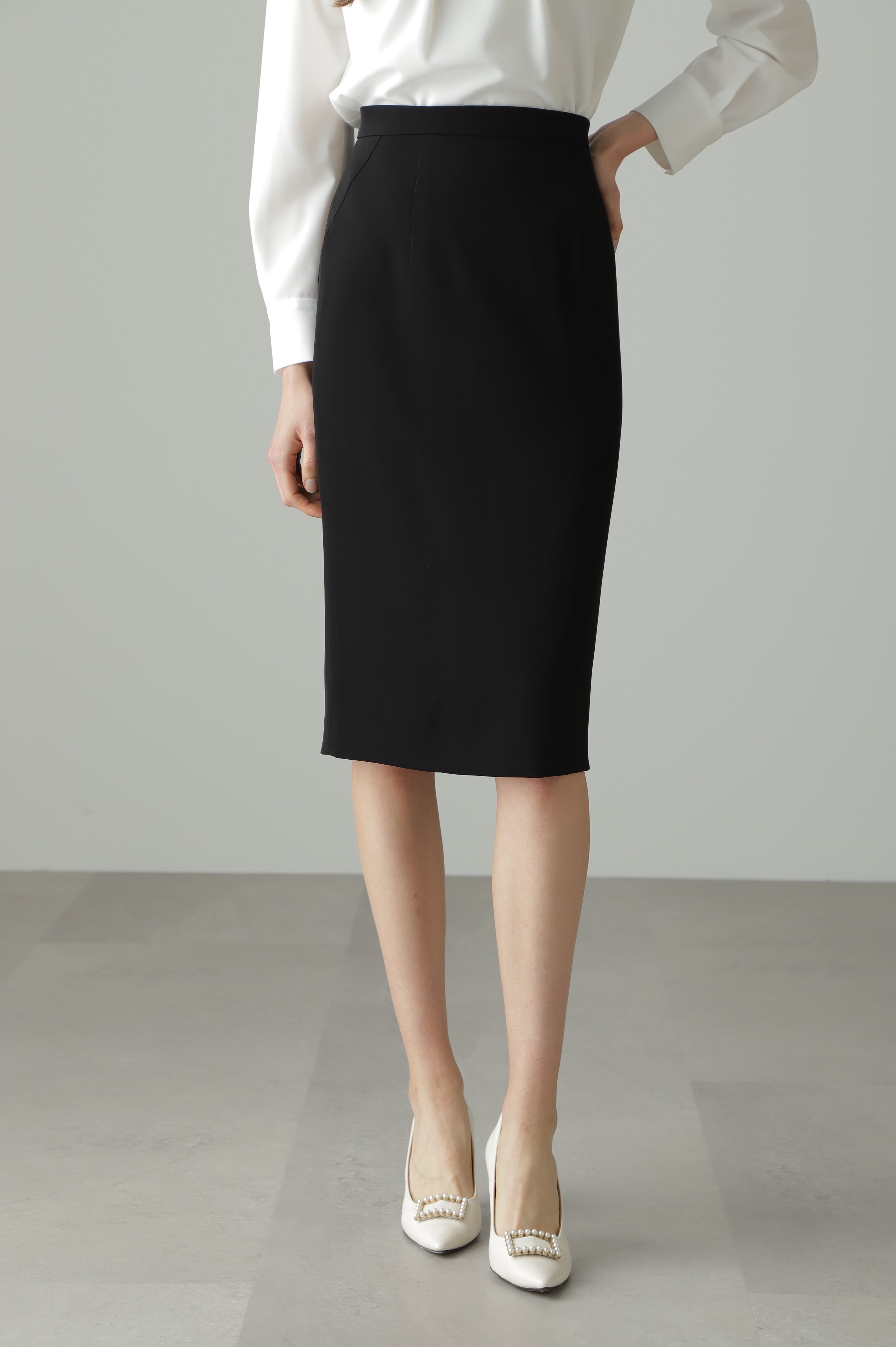  「◆ハイツイストセットアップスカート」|スカート|ブラック