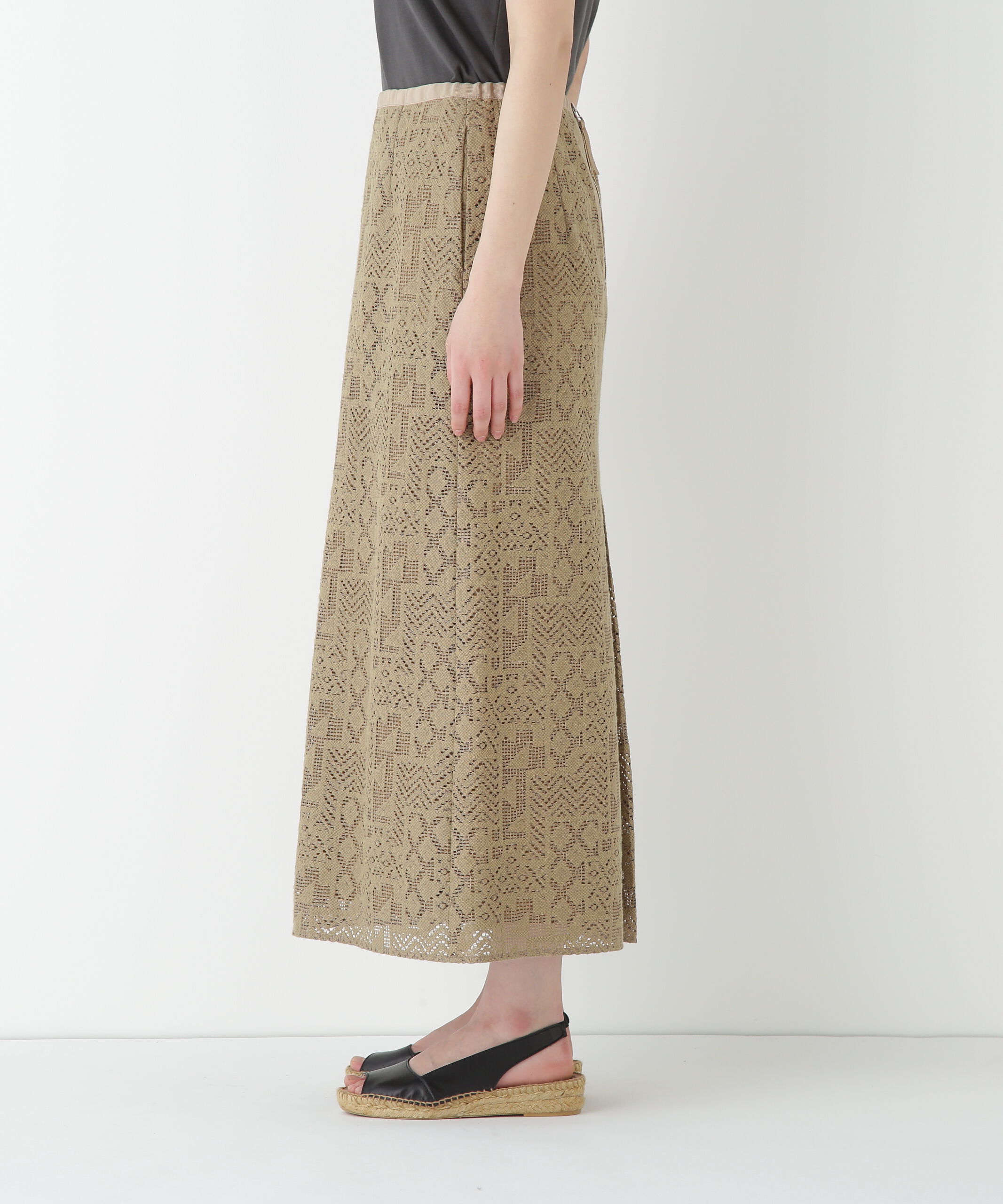  「◆ジオメトリックレーススカート」|スカート|