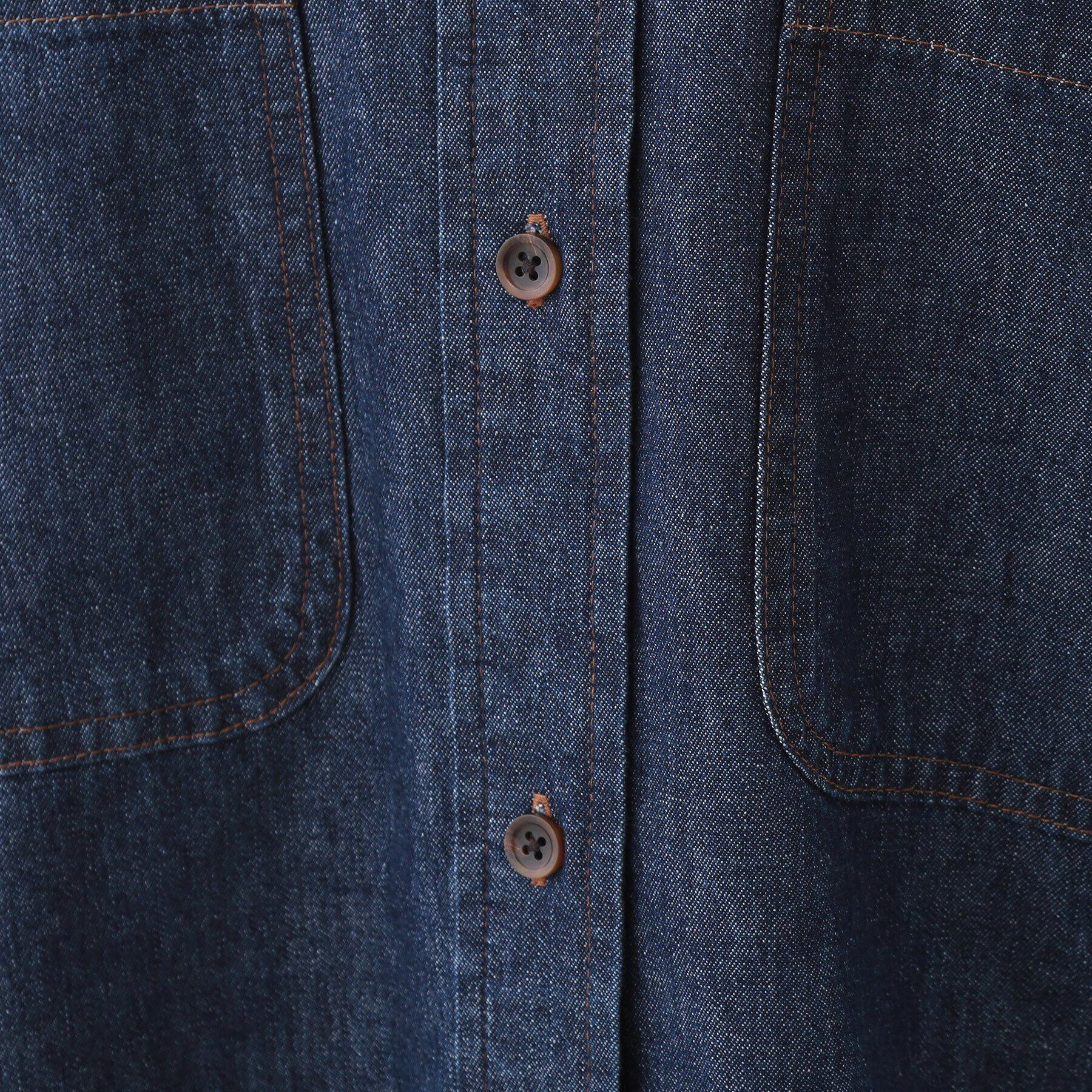 SHOO･LA･RUE「【洗える/S-LL】BIGポケット オーバーサイズデニムシャツ」|シャツ・ブラウス|