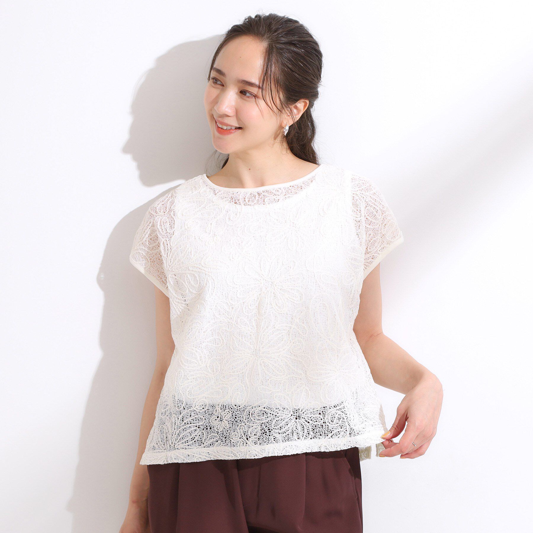 SHOO･LA･RUE「【2点セット】刺繍レーストップス」|その他|