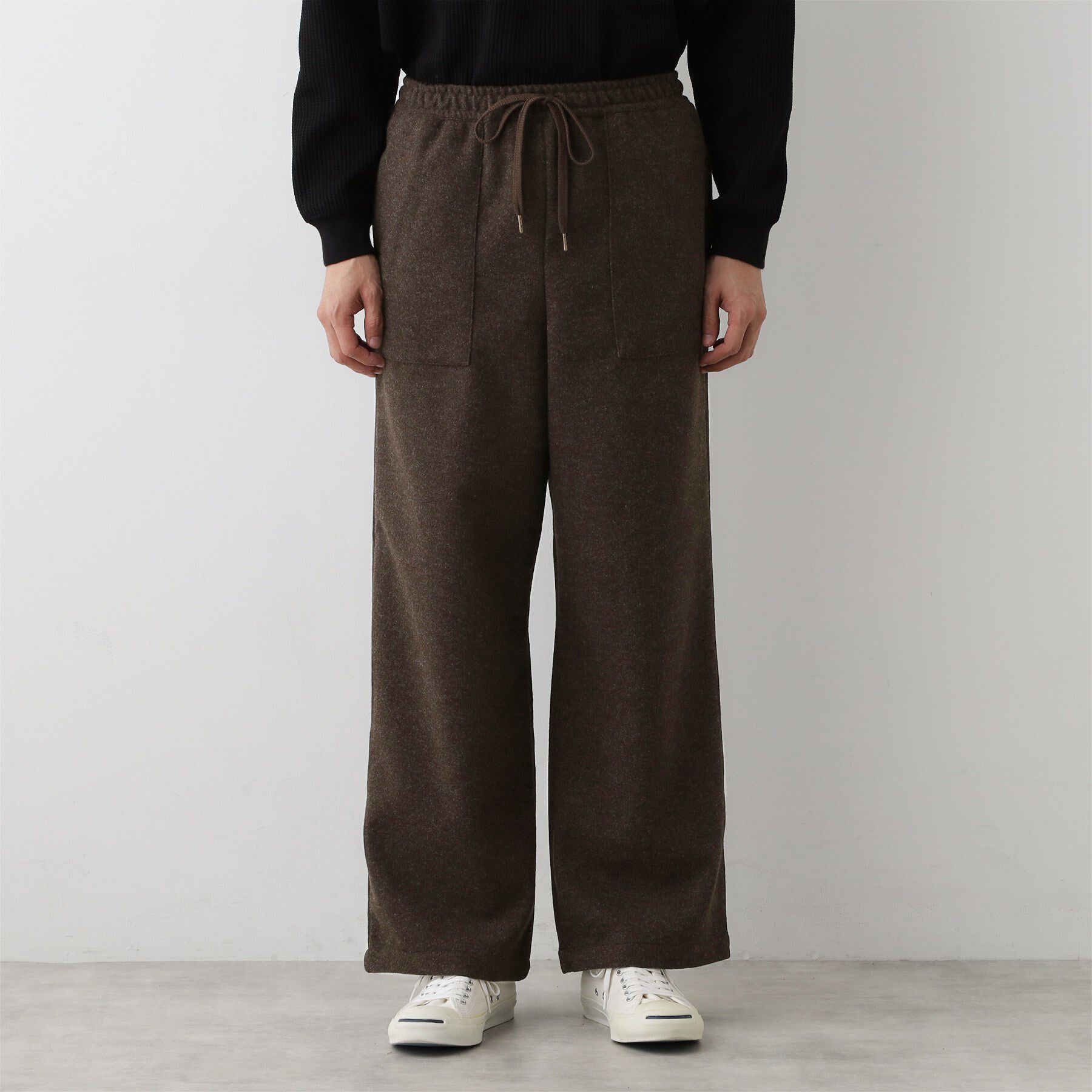 Dessin「【ウエストゴム/洗える】メルトンジャージパンツ」|その他|