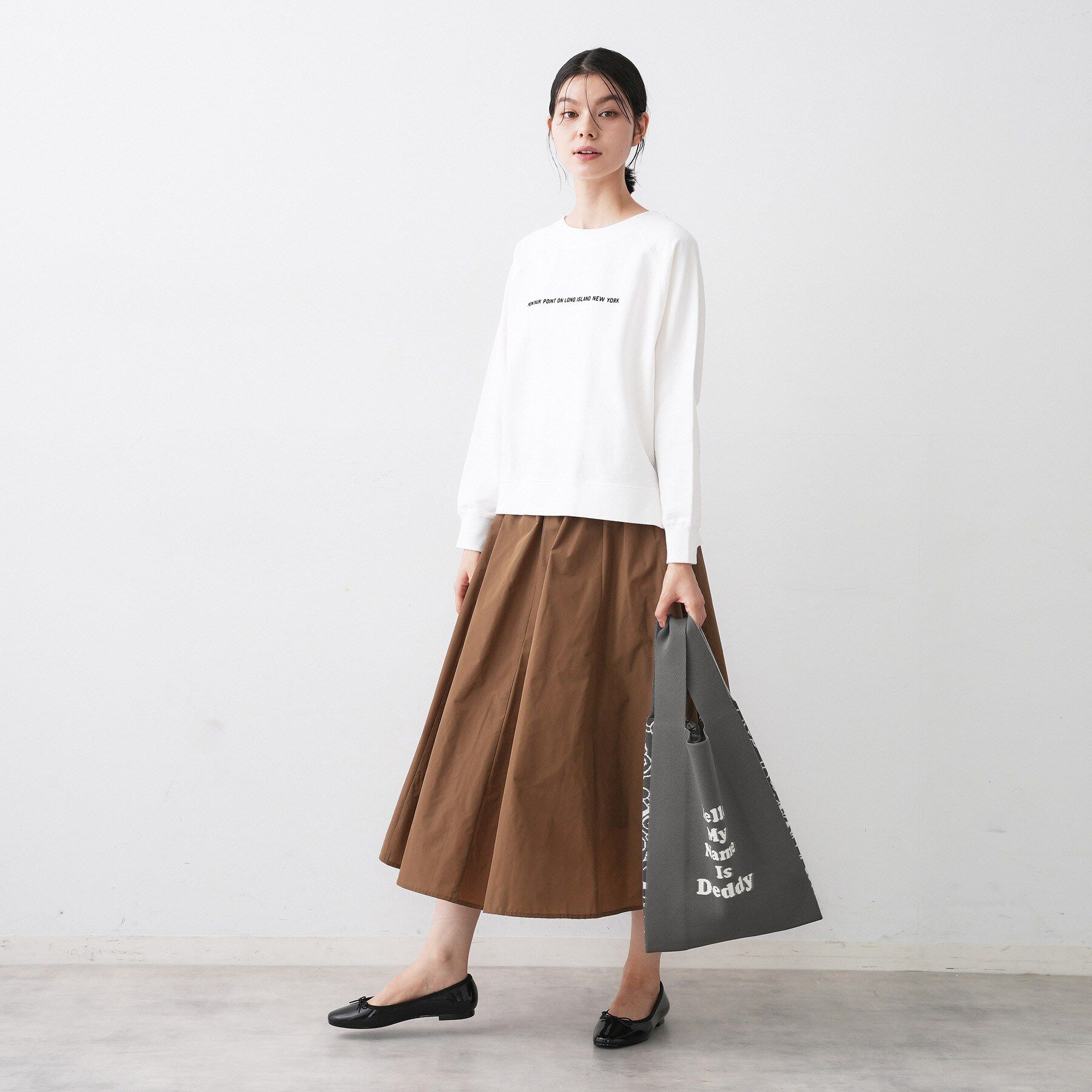 Dessin「【マシンウォッシャブル】Deddyジャガードニットバッグ」|トートバッグ|