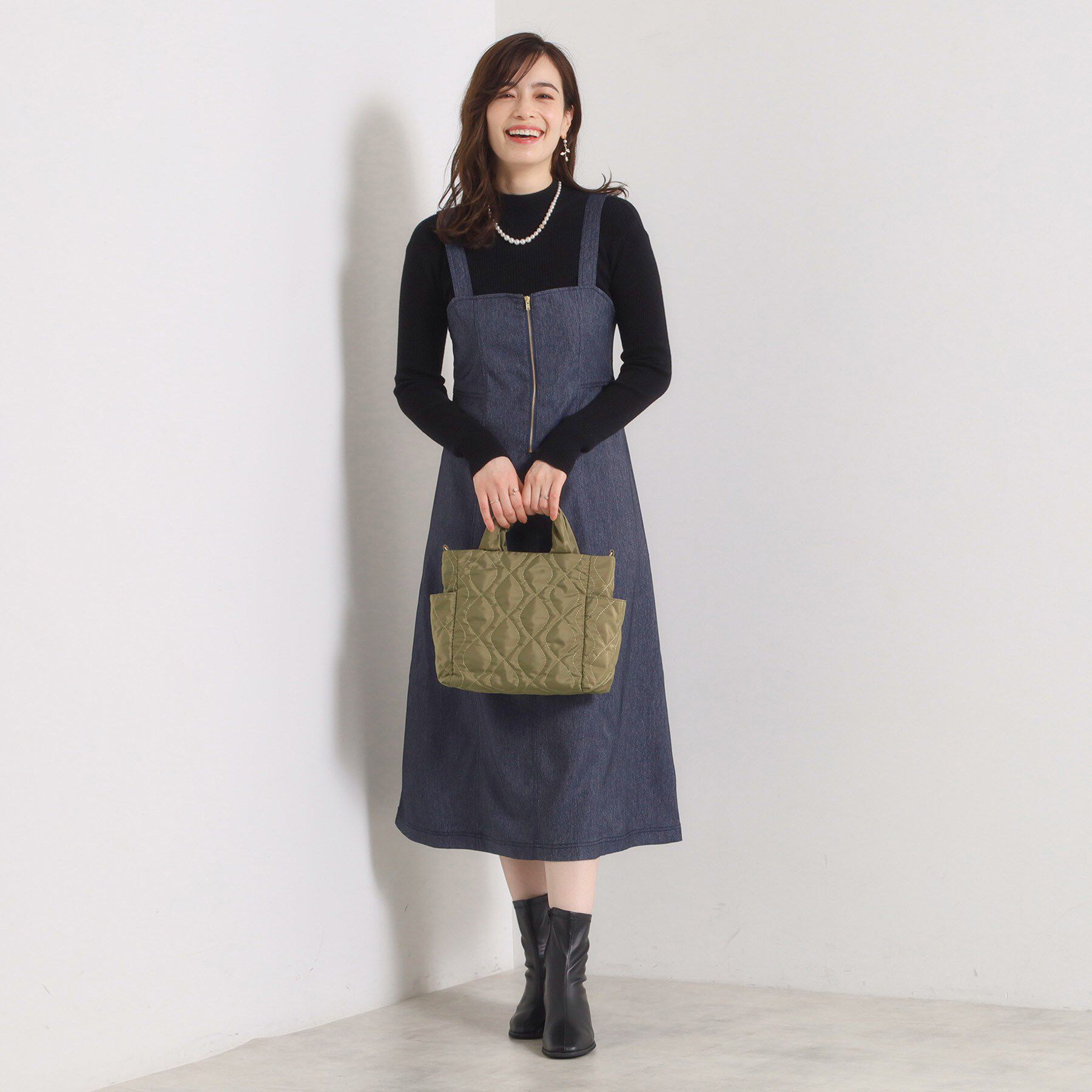 ITS&rsquo;DEMO「【7ポケット】キルト2WAYトート」|トートバッグ|