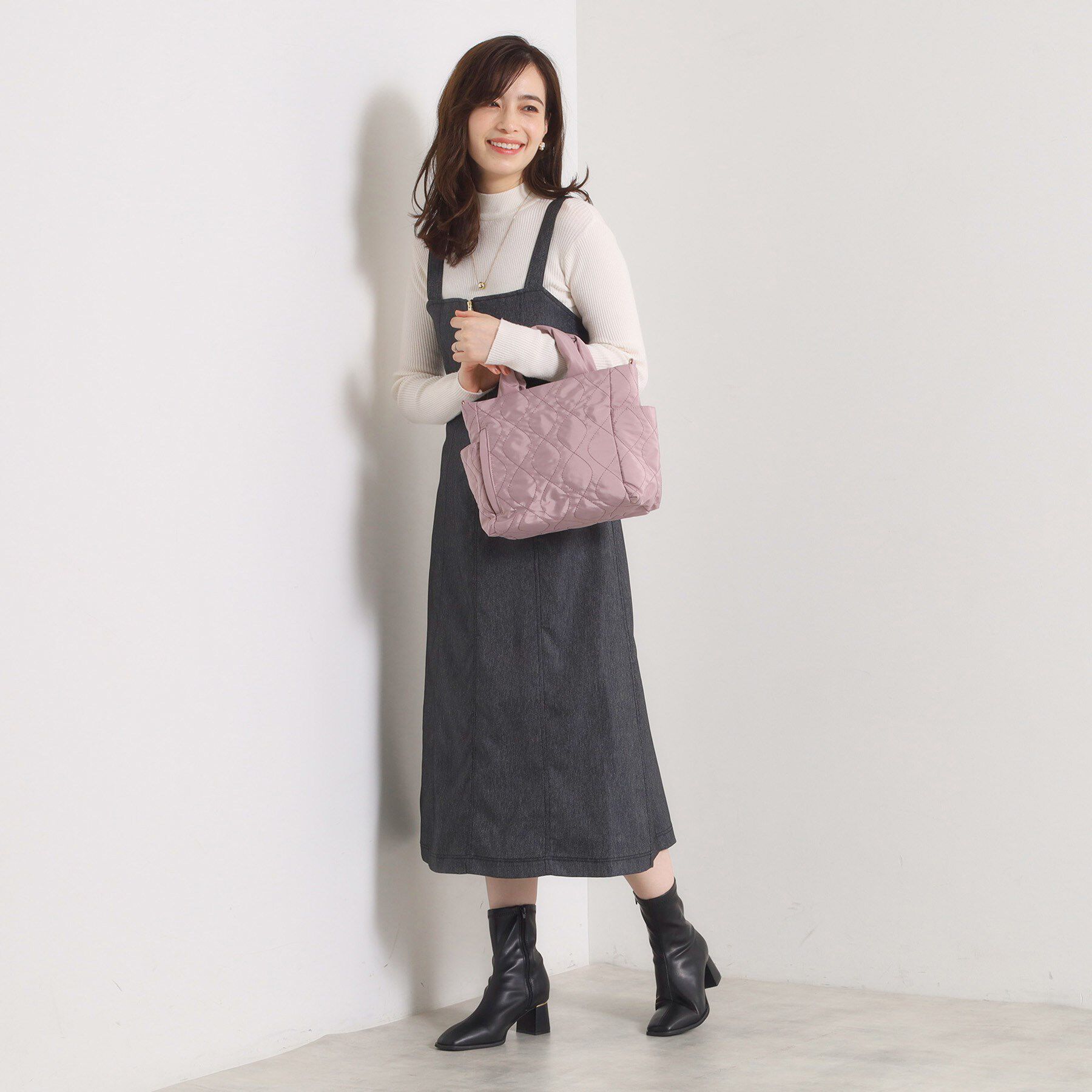 ITS&rsquo;DEMO「【7ポケット】キルト2WAYトート」|トートバッグ|
