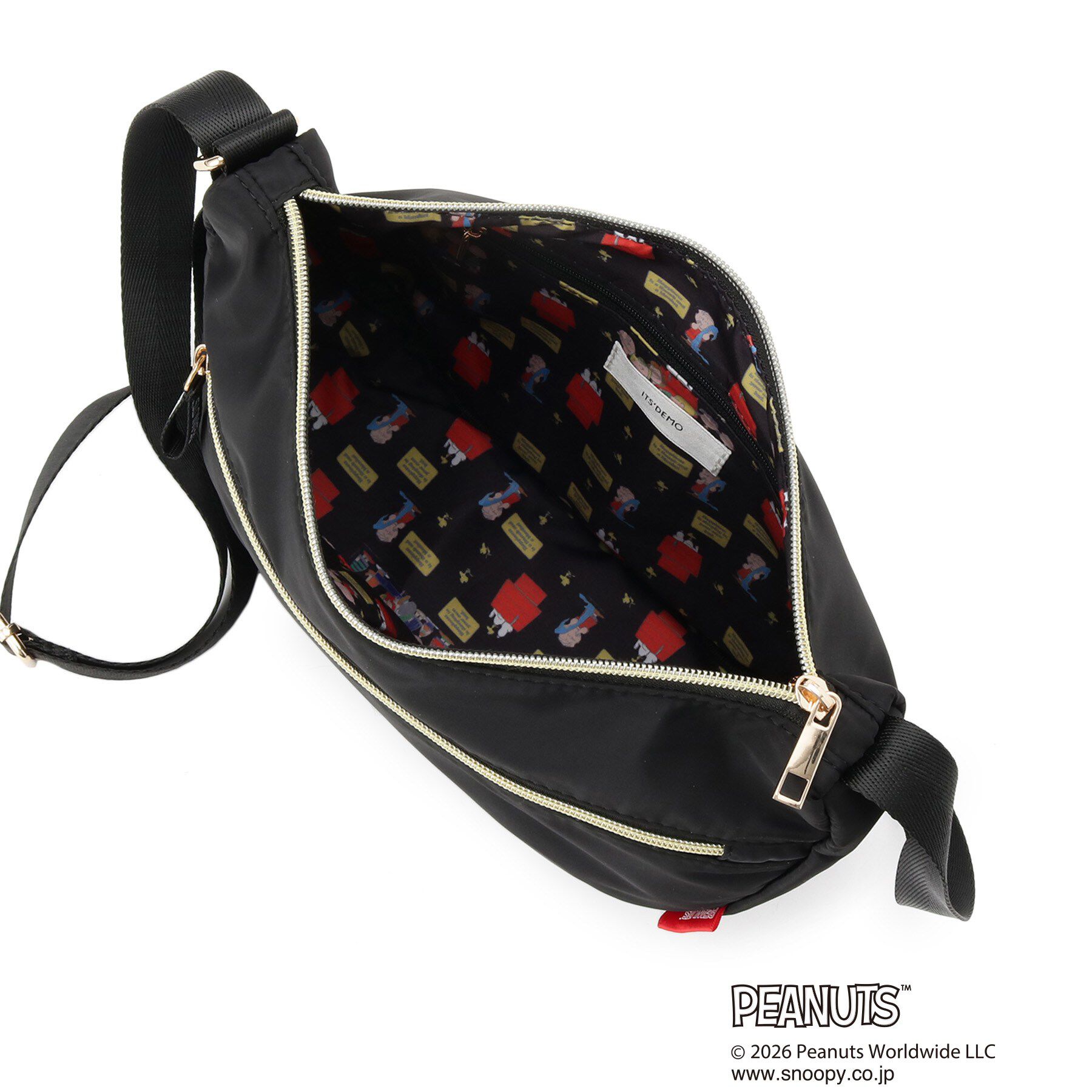 ITS&rsquo;DEMO「＜PEANUTS＞裏地総柄ミニショルダー」|ショルダー・メッセンジャー|