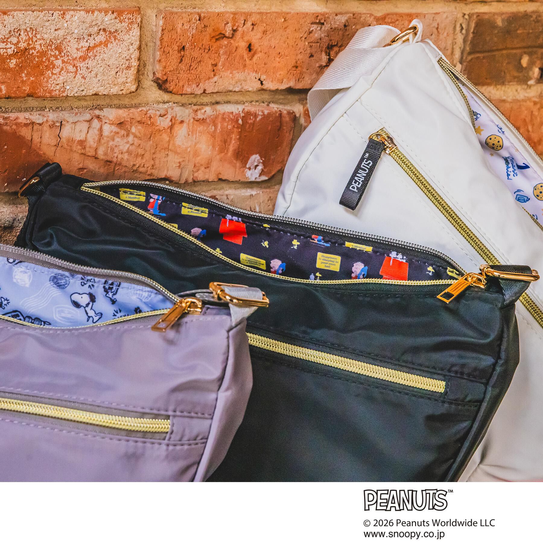 ITS&rsquo;DEMO「＜PEANUTS＞裏地総柄ミニショルダー」|ショルダー・メッセンジャー|