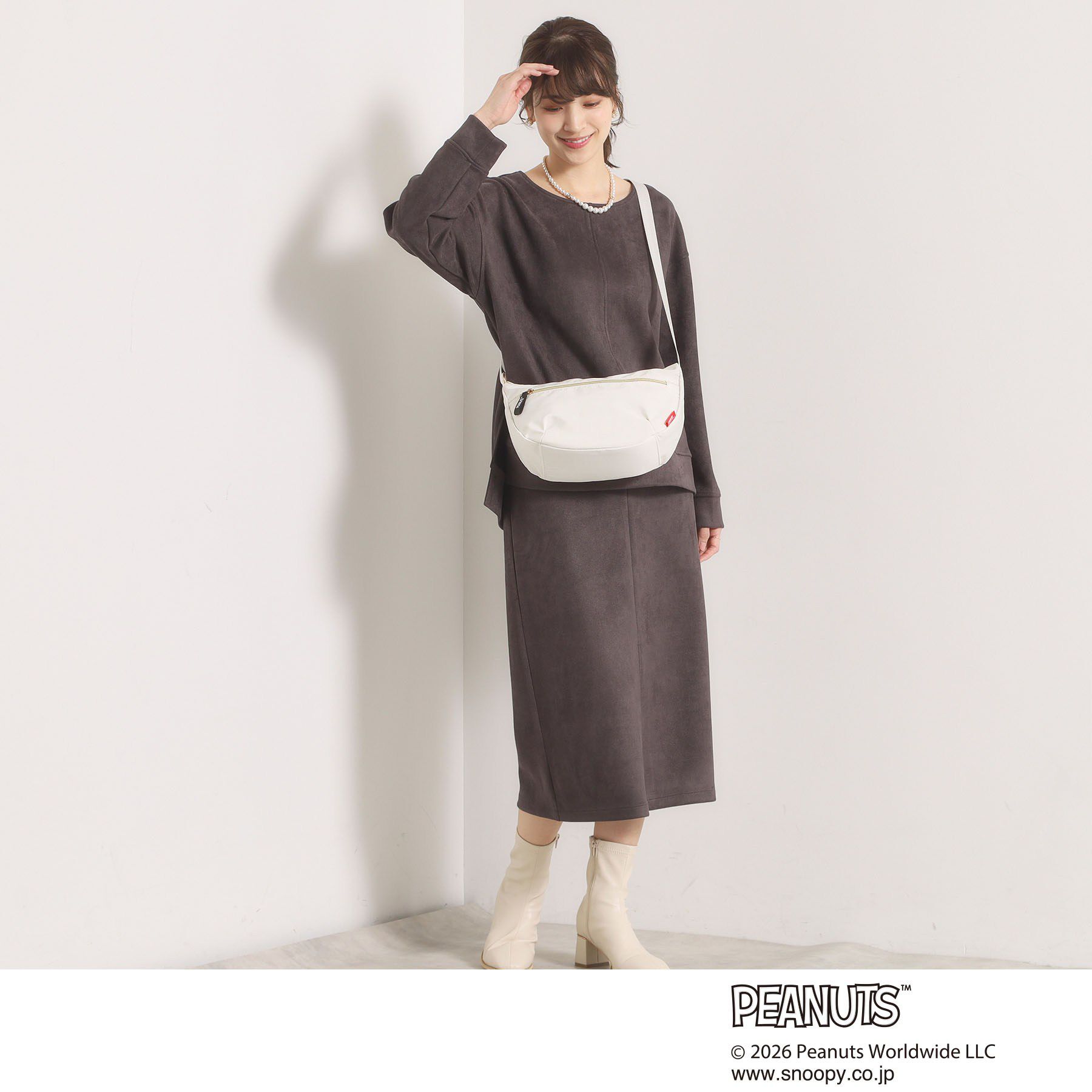 ITS&rsquo;DEMO「＜PEANUTS＞裏地総柄ミニショルダー」|ショルダー・メッセンジャー|