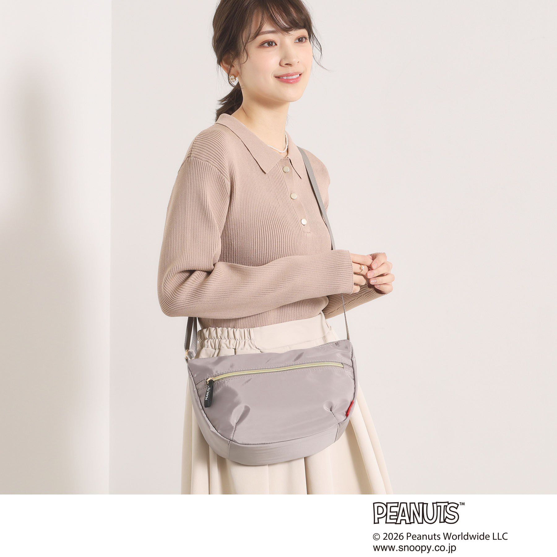 ITS&rsquo;DEMO「＜PEANUTS＞裏地総柄ミニショルダー」|ショルダー・メッセンジャー|