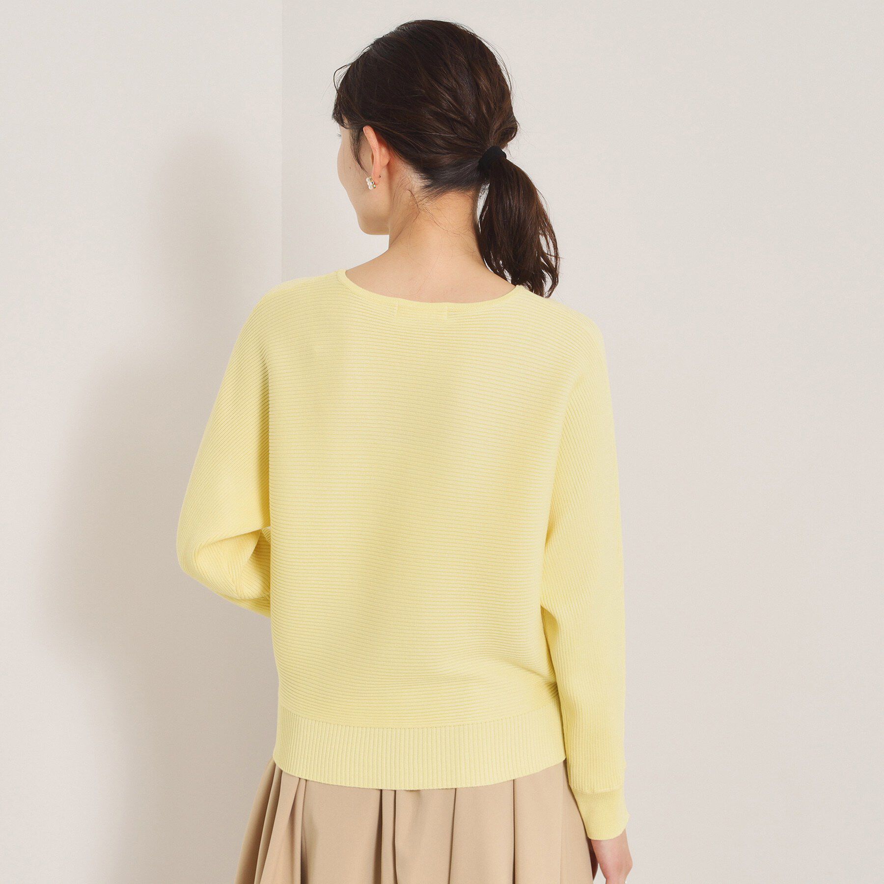 ITS&rsquo;DEMO「【洗濯機OK】花粉防止リブドルマンニット」|ニット・セーター|