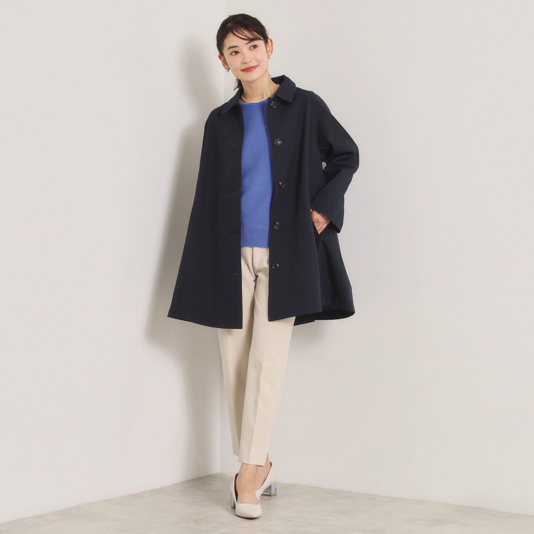 ITS&rsquo;DEMO「【撥水／花粉防止／手洗い可】ステンカラーコート」|ステンカラーコート|