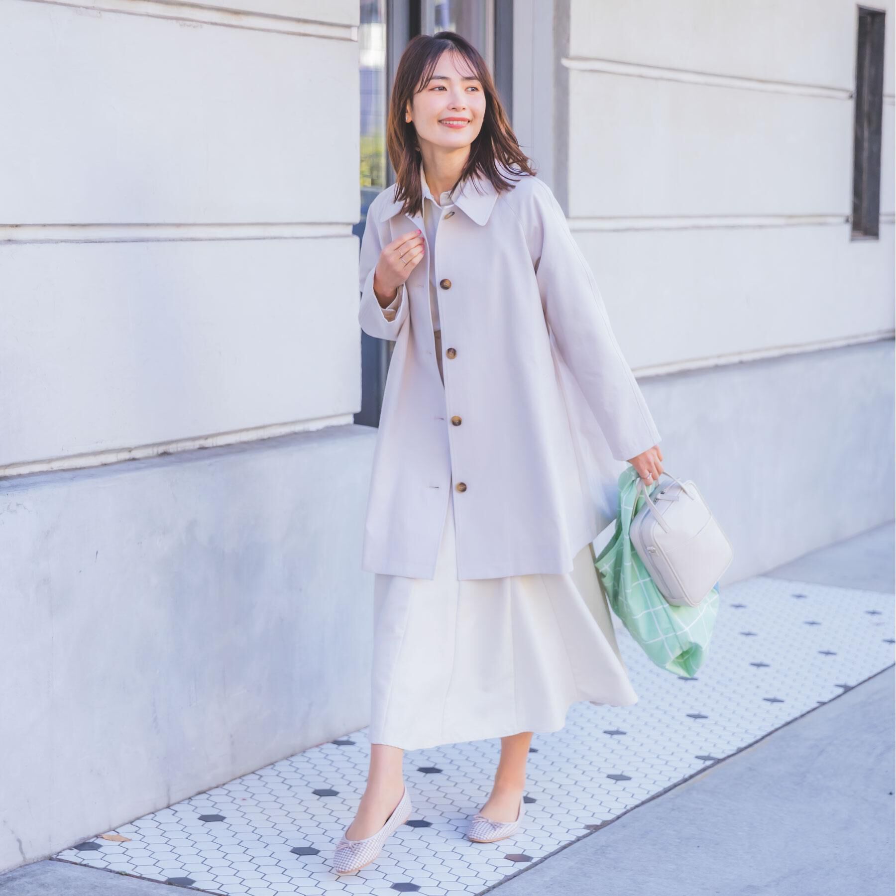 ITS&rsquo;DEMO「【撥水／花粉防止／手洗い可】ステンカラーコート」|ステンカラーコート|