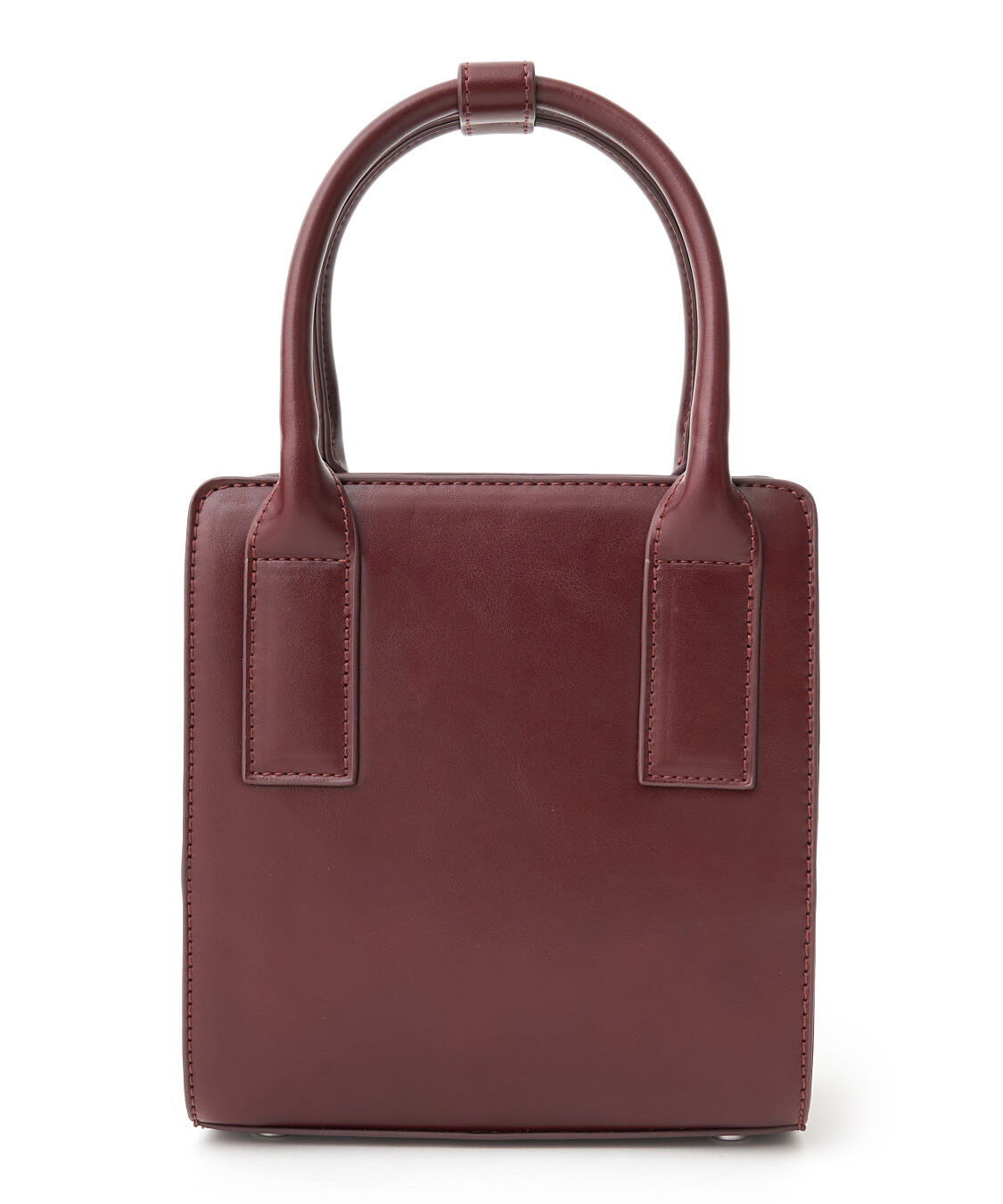 COCO DEAL「スクエアミニボストンバッグ」|ボストンバッグ|ボルドー