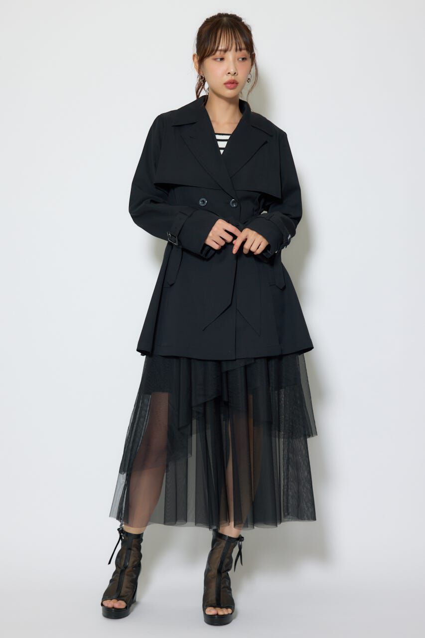 rienda「フラップフレアトレンチコート」|その他|