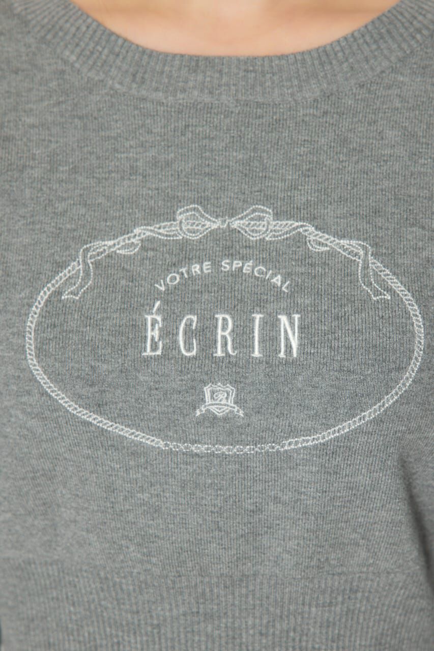 rienda「ロゴニットトップス」|ニット・セーター|