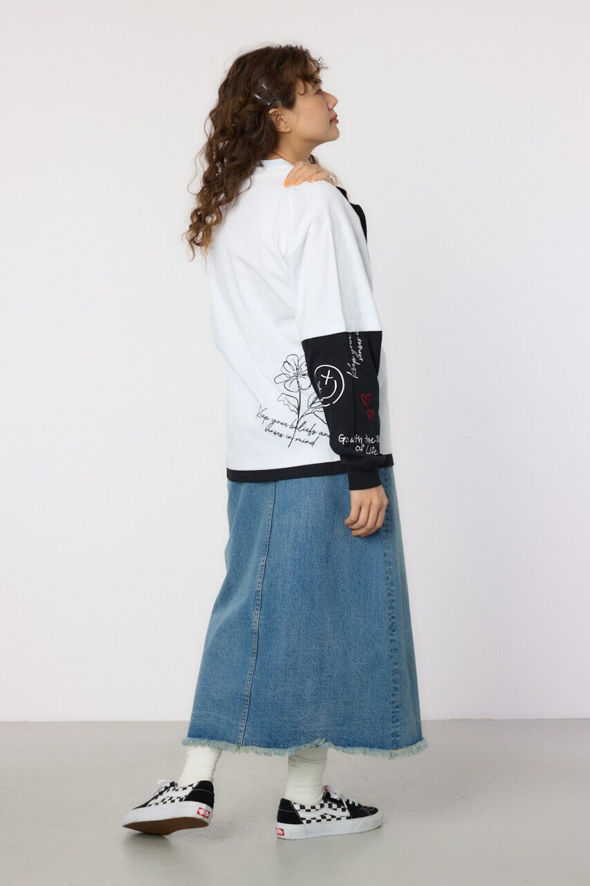 RODEO CROWNS「フェイクレイヤードロングスリーブTシャツ」|Tシャツ・カットソー|