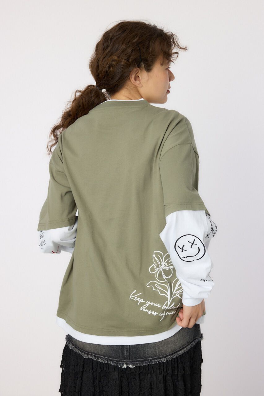 RODEO CROWNS「フェイクレイヤードロングスリーブTシャツ」|Tシャツ・カットソー|