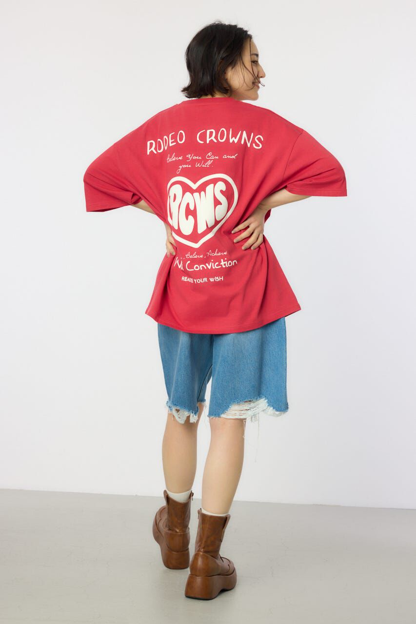RODEO CROWNS「ハートフルハッポウTシャツ」|Tシャツ・カットソー|