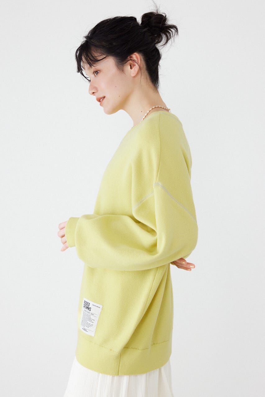 RODEO CROWNS「スウェットライク2wayネックニットトップス」|ニット・セーター|