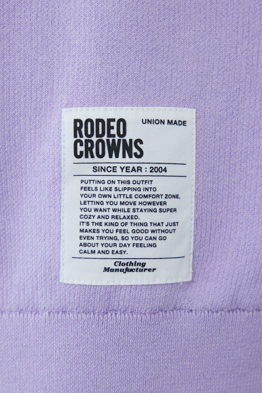 RODEO CROWNS「スウェットライク2wayネックニットトップス」|ニット・セーター|